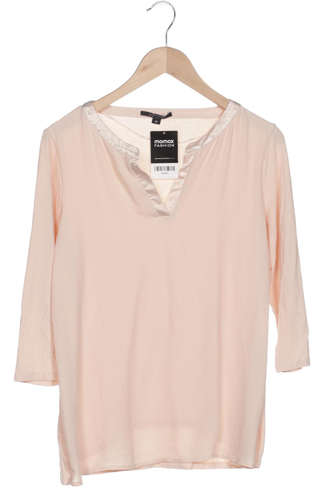 

Comma Damen Langarmshirt, beige, Gr. 42