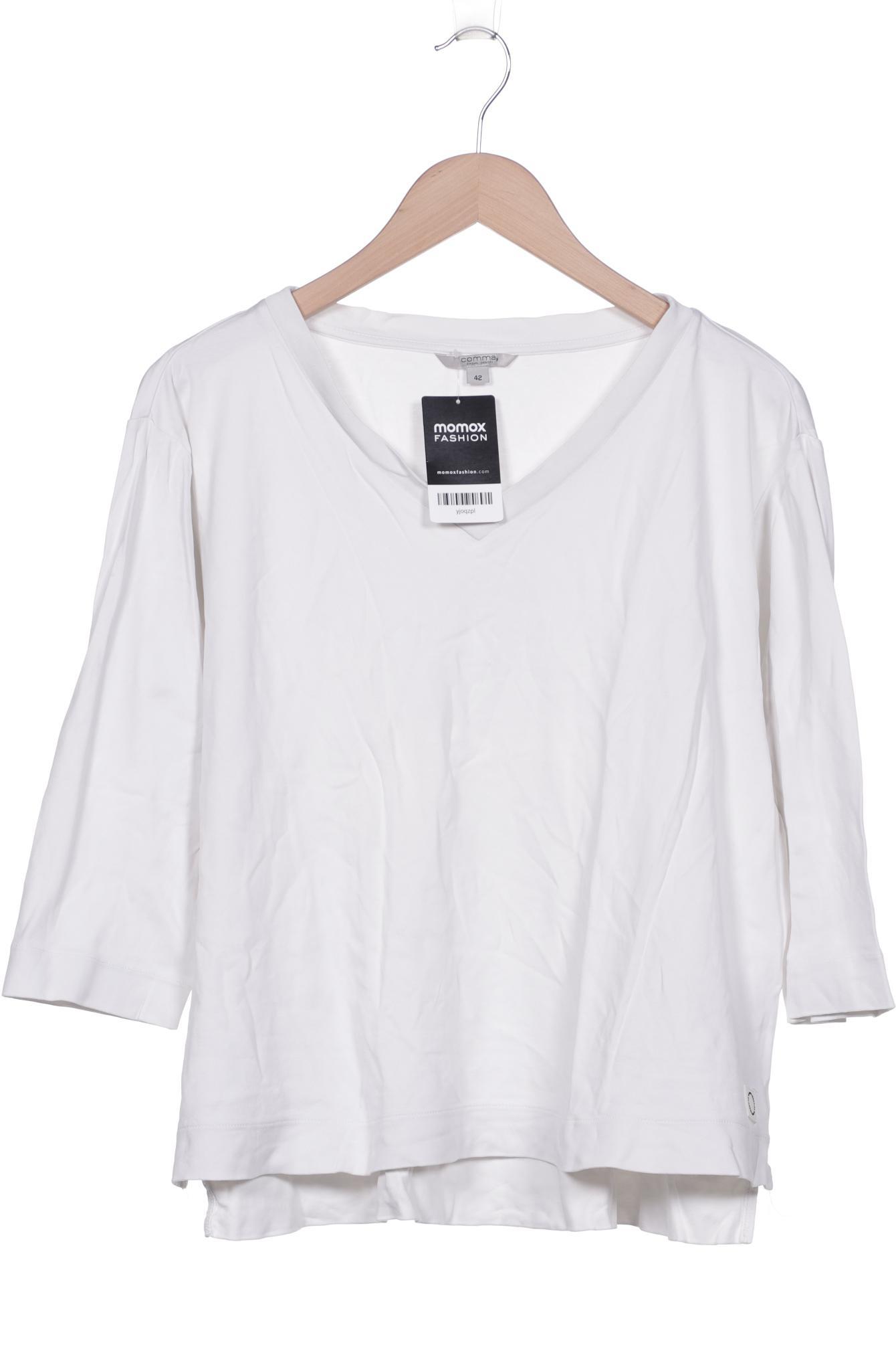 

Comma Damen Langarmshirt, weiß