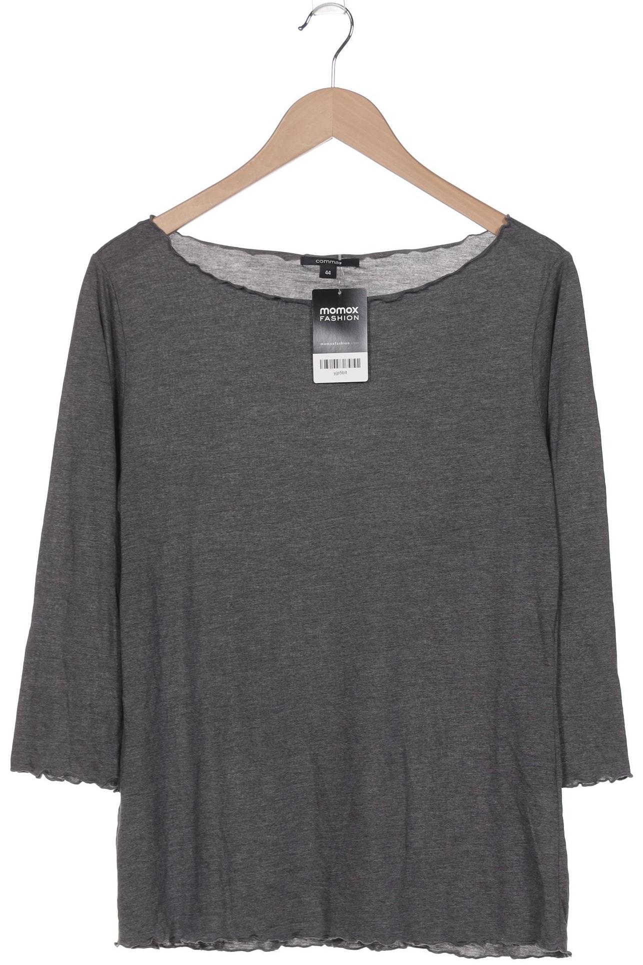 

Comma Damen Langarmshirt, grau, Gr. 44
