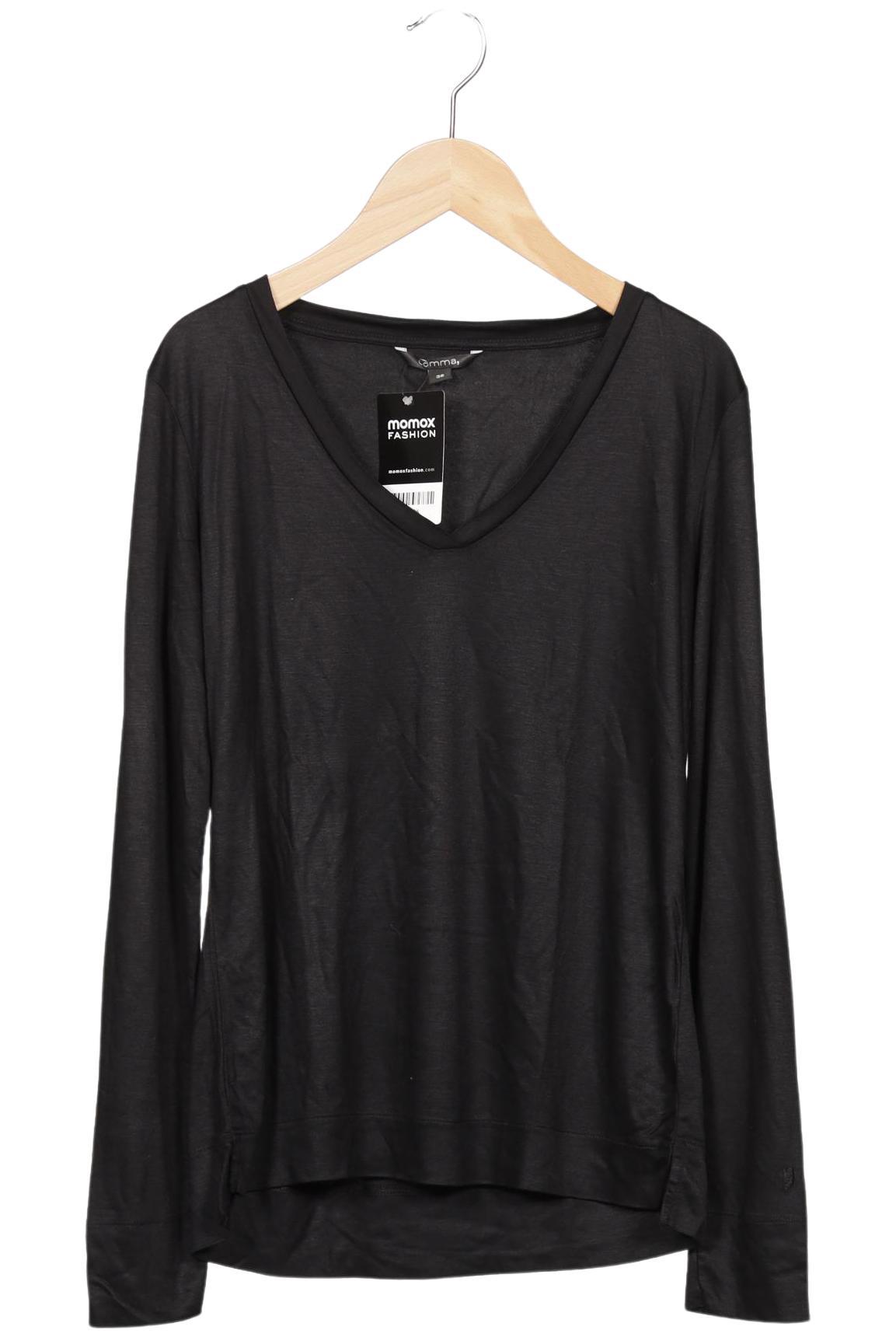 

Comma Damen Langarmshirt, schwarz, Gr. 36