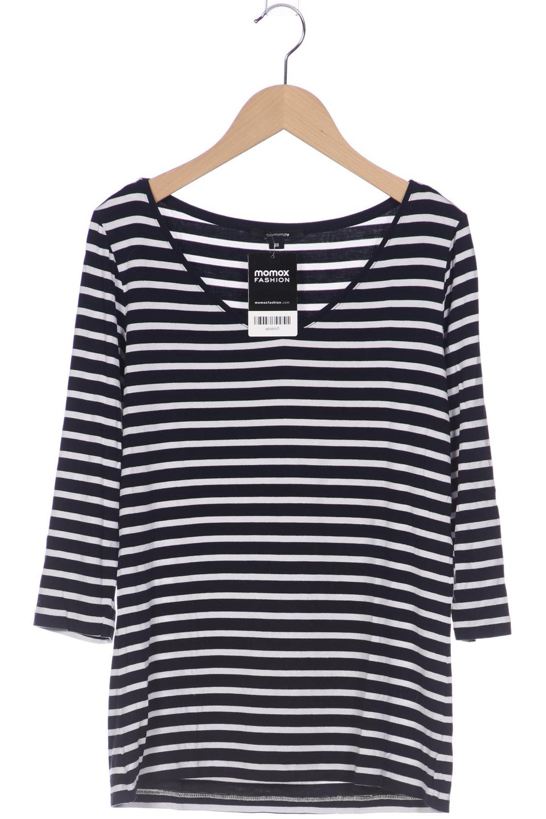 

Comma Damen Langarmshirt, marineblau, Gr. 38