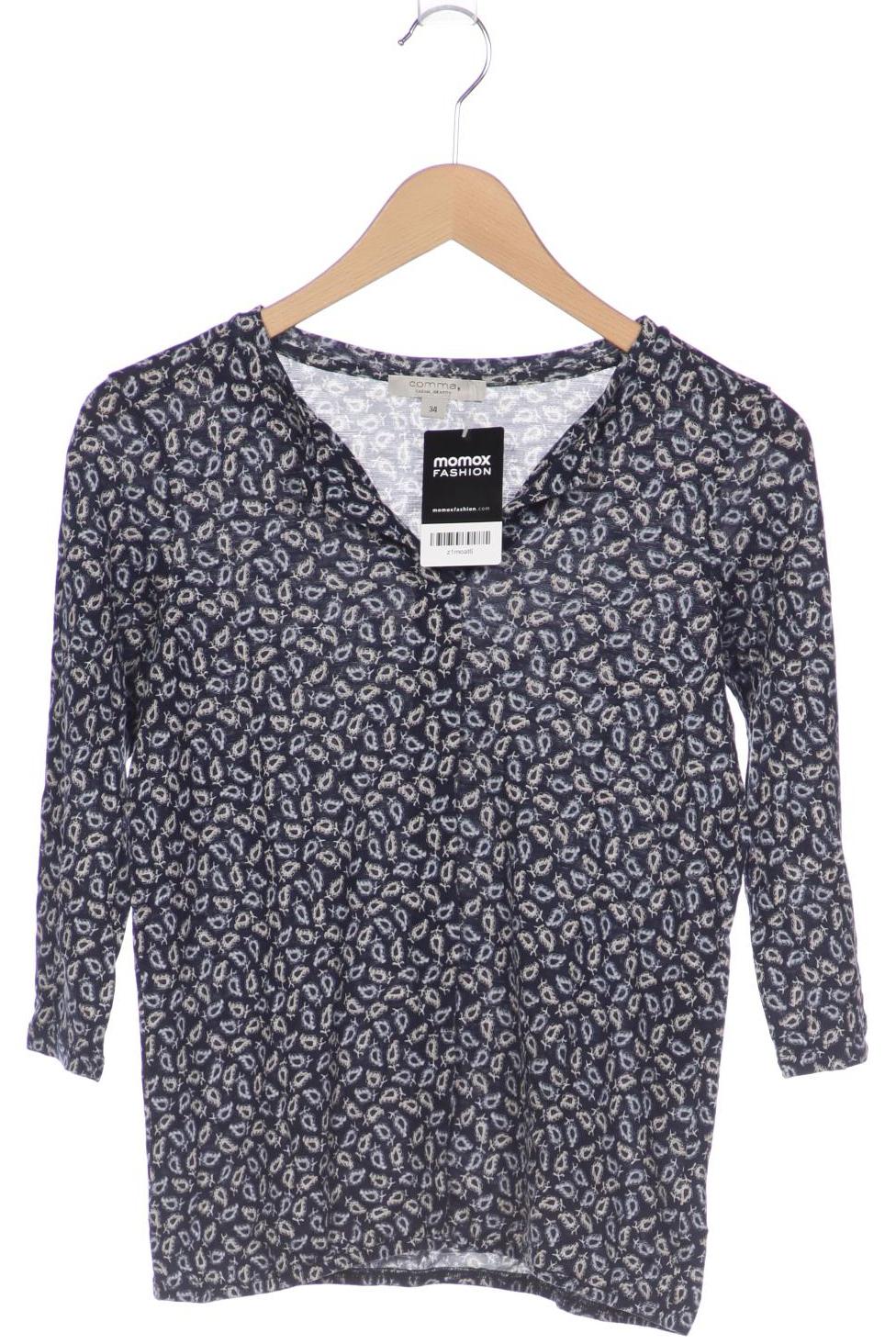

Comma Damen Langarmshirt, marineblau