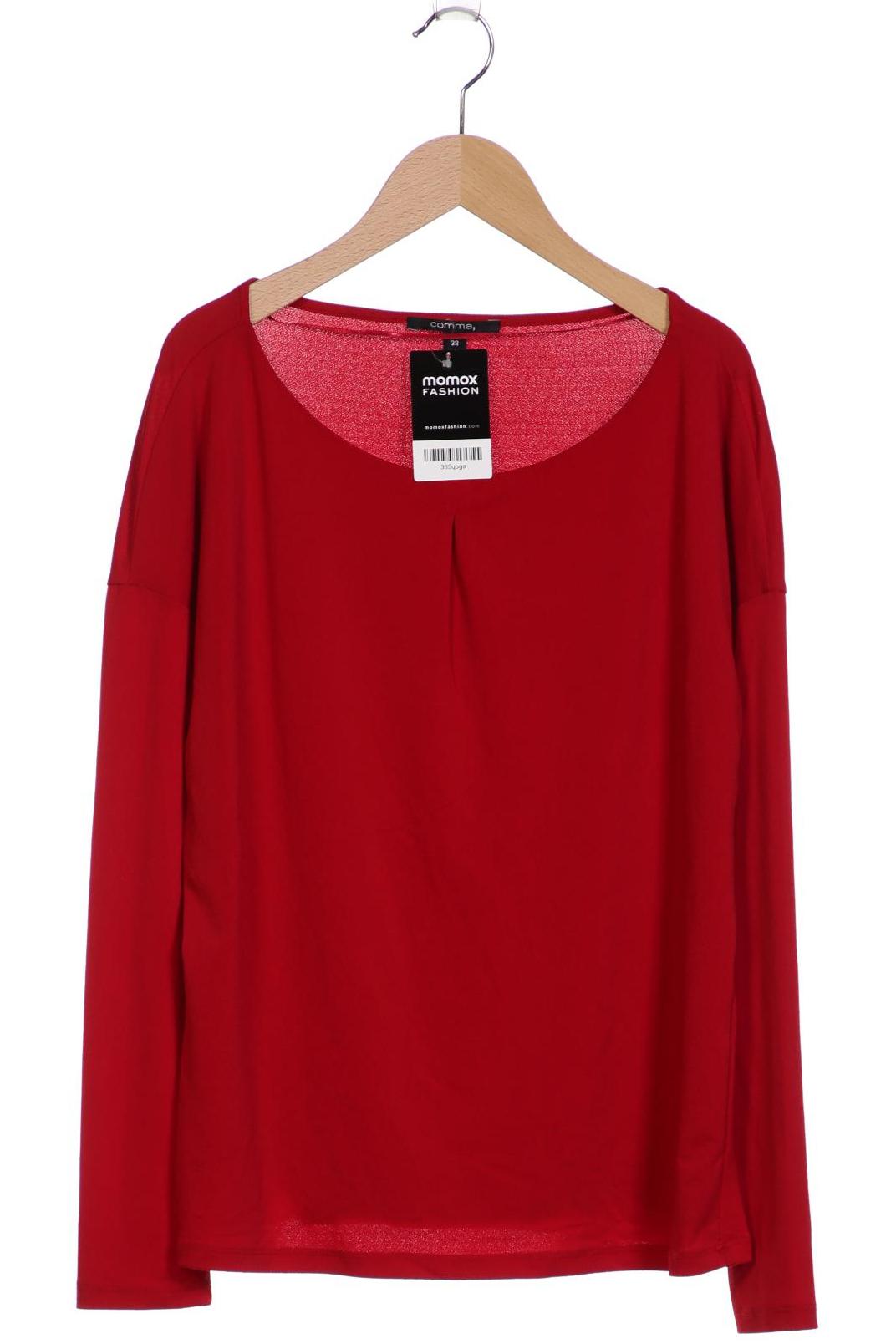 

Comma Damen Langarmshirt, rot, Gr. 38
