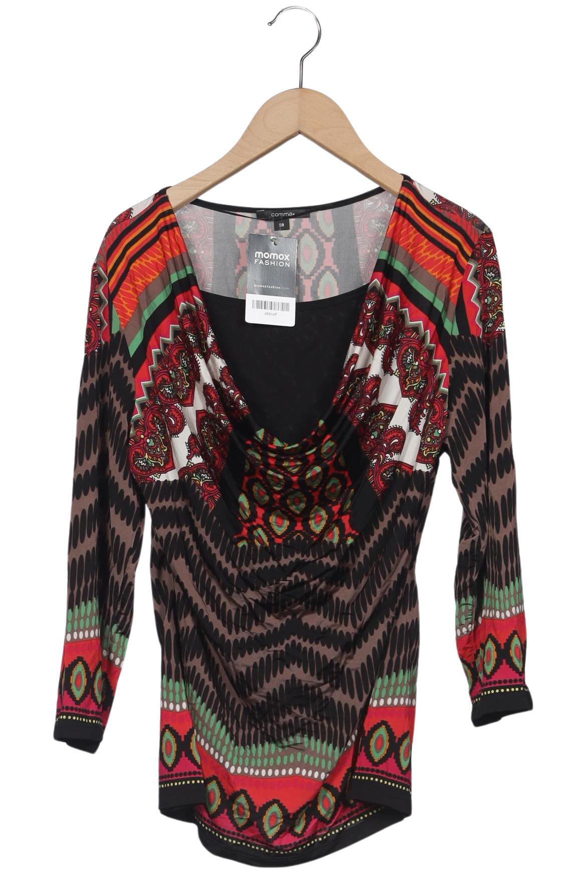 

Comma Damen Langarmshirt, mehrfarbig, Gr. 38