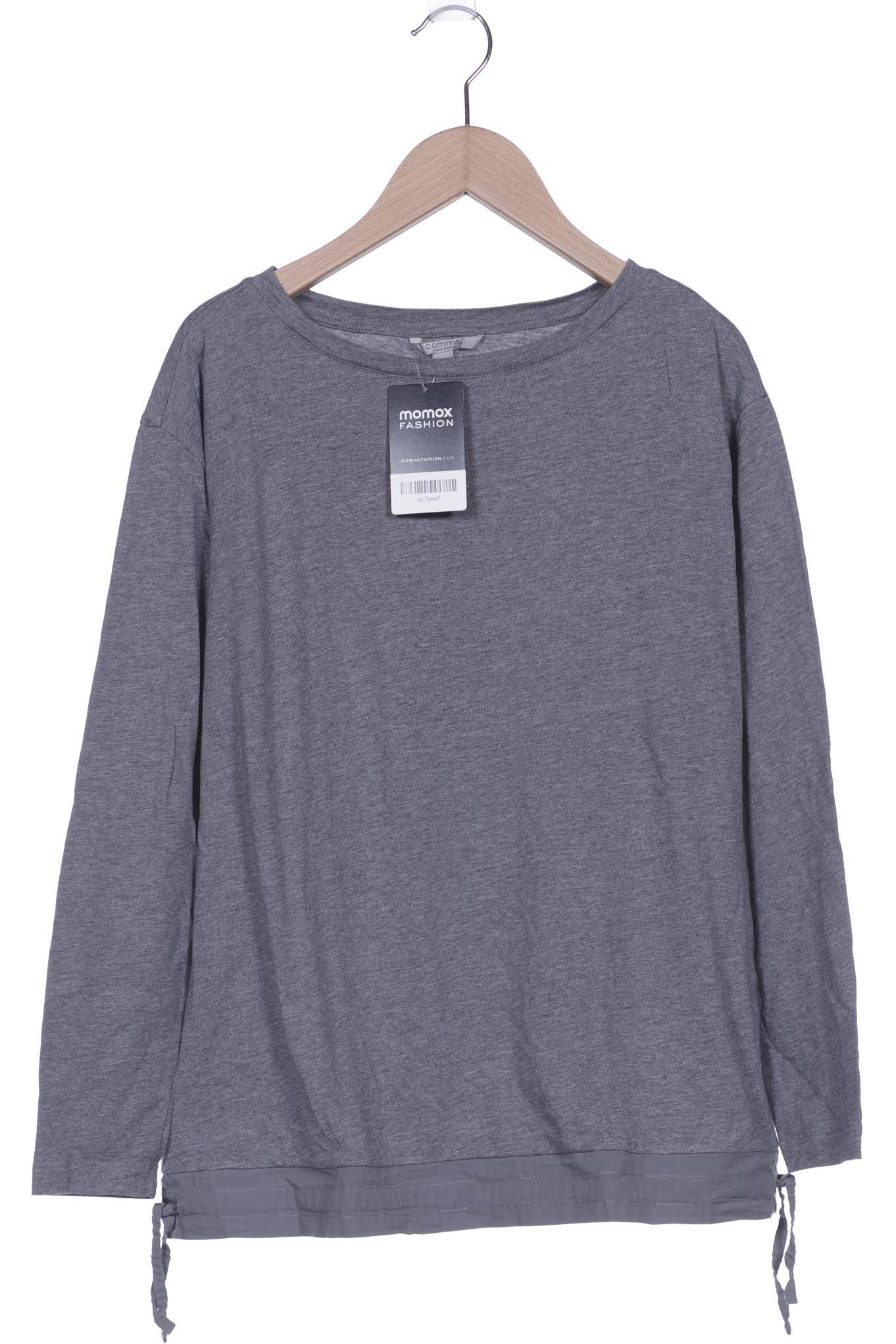 

Comma Damen Langarmshirt, grau, Gr. 36