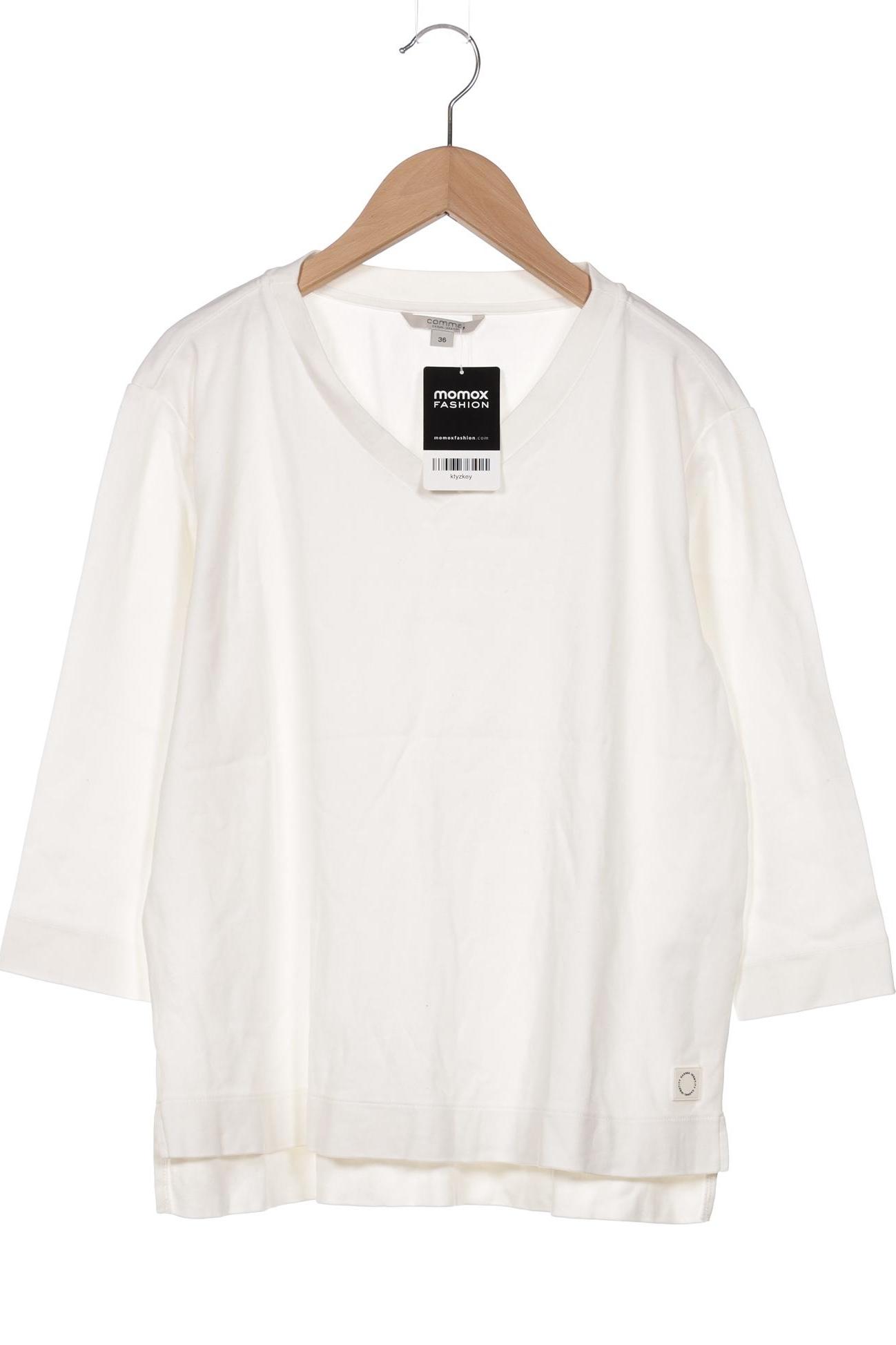 

Comma Damen Langarmshirt, weiß, Gr. 36