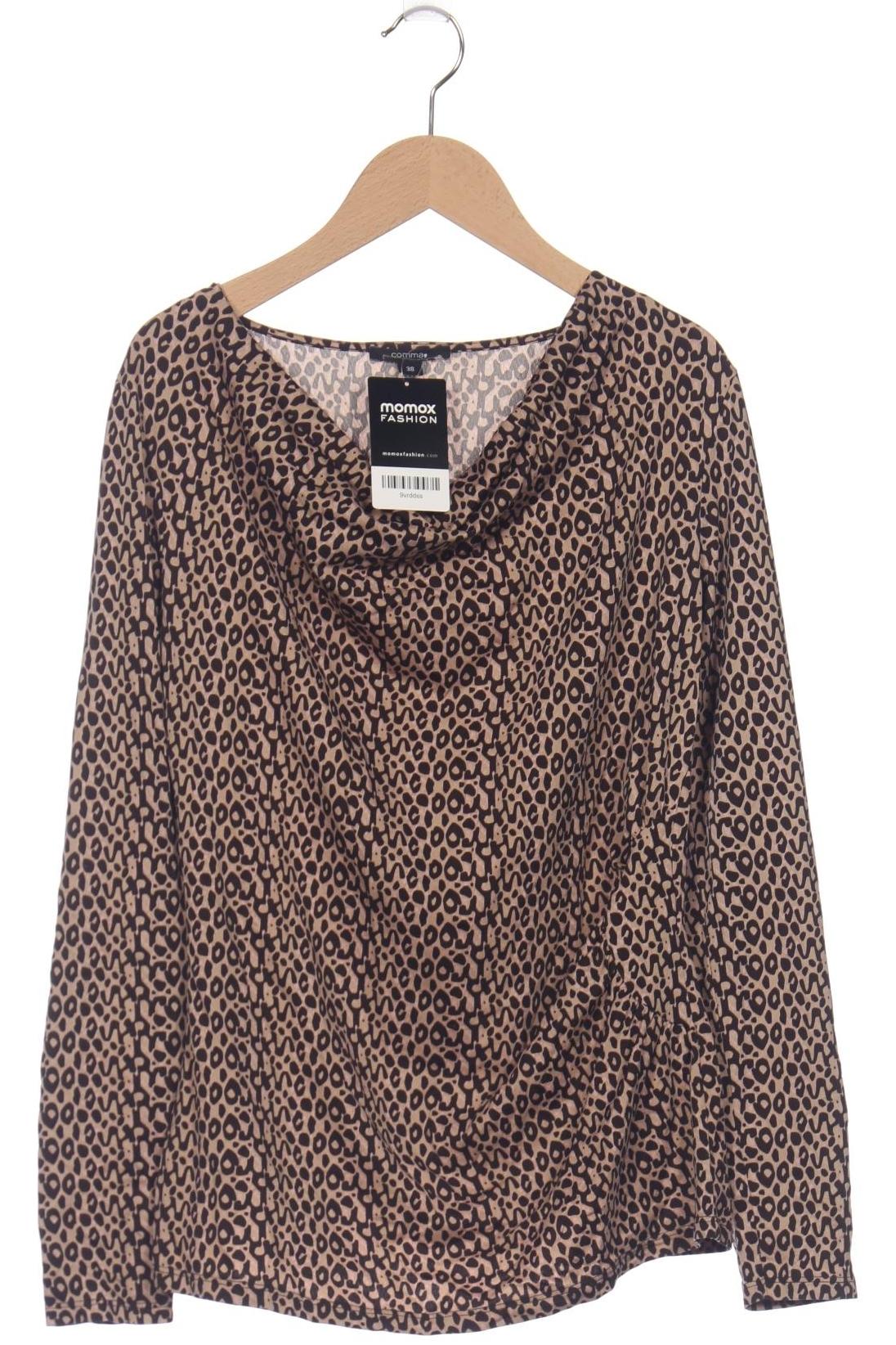 

Comma Damen Langarmshirt, beige, Gr. 38