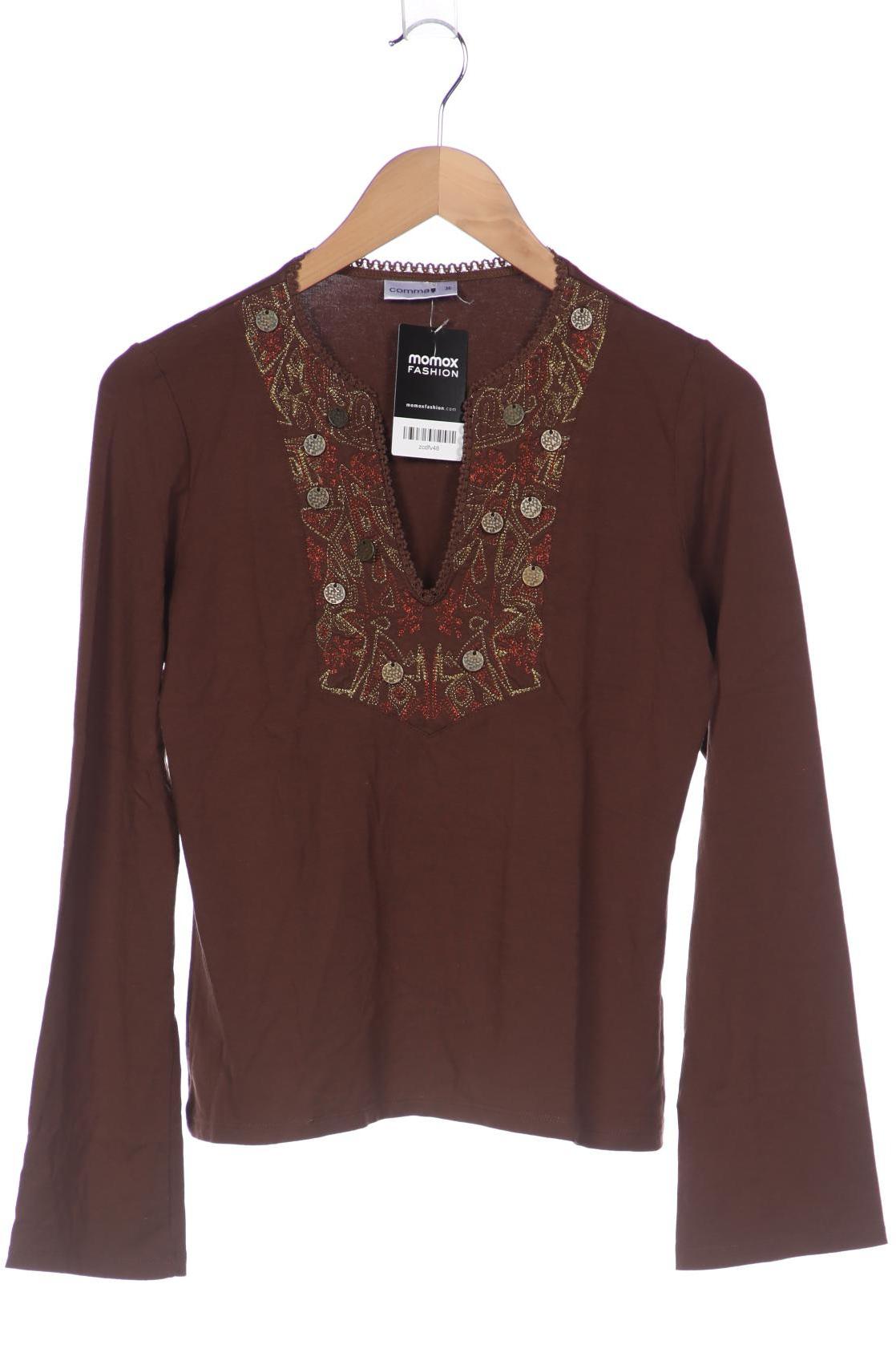 

Comma Damen Langarmshirt, braun