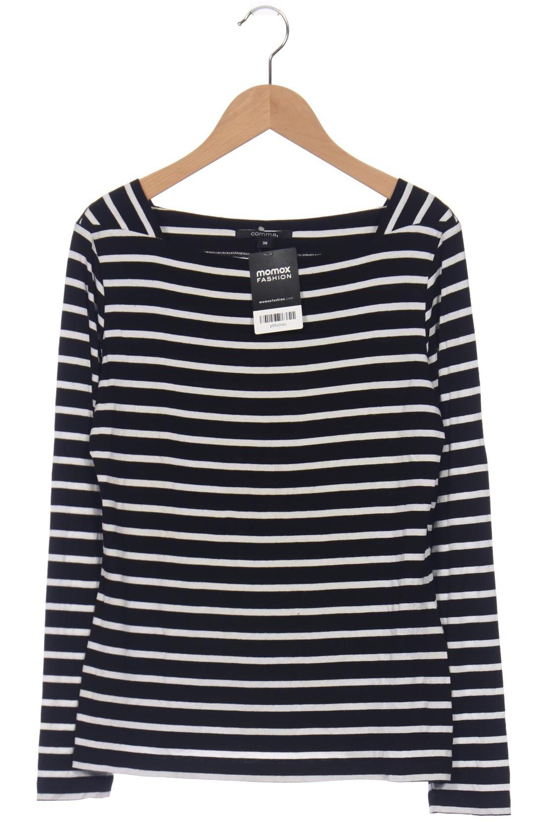

Comma Damen Langarmshirt, schwarz, Gr. 38