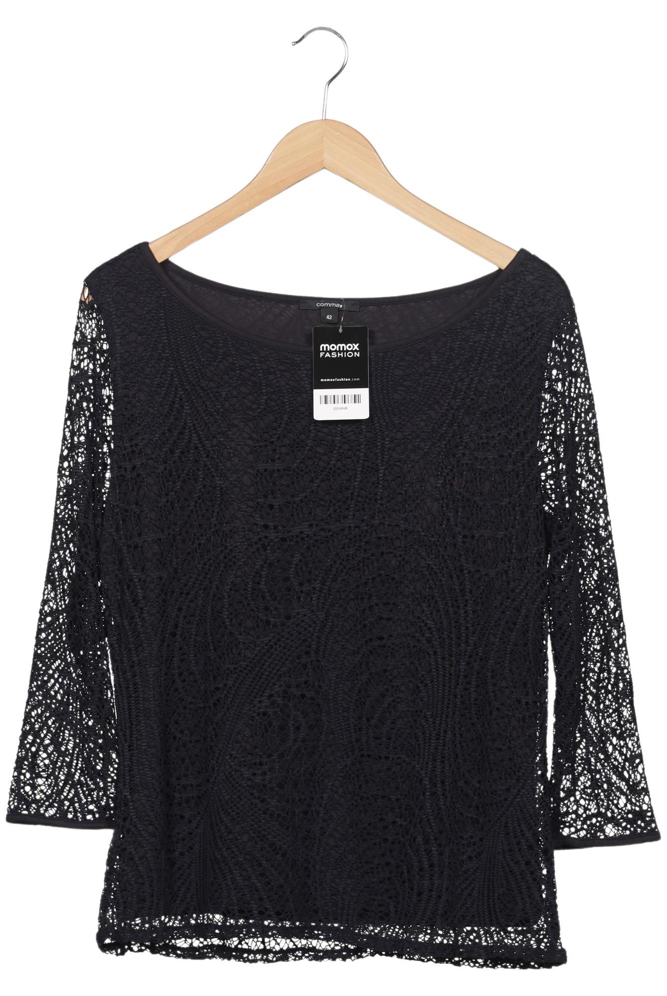 

Comma Damen Langarmshirt, marineblau, Gr. 42