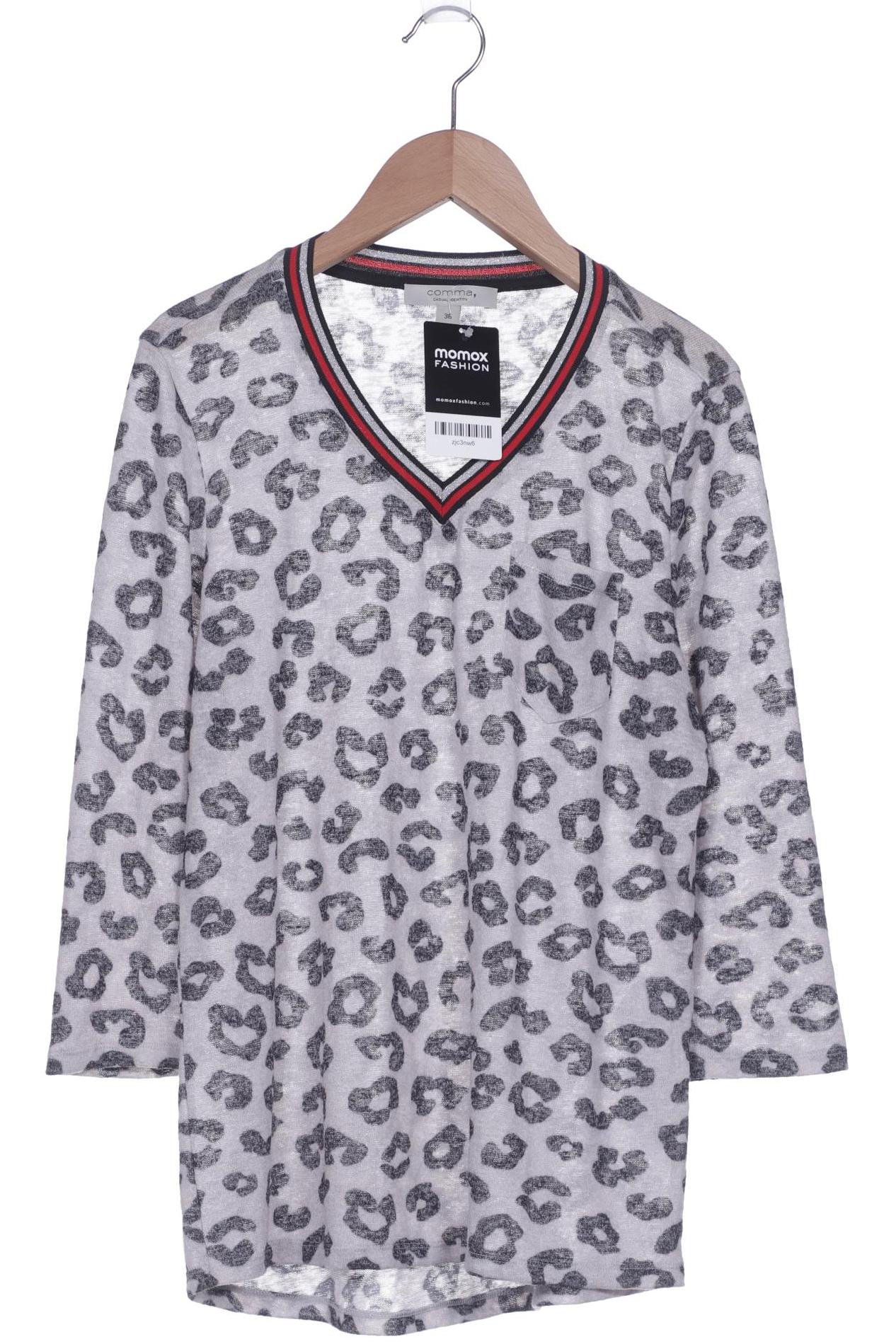 

Comma Damen Langarmshirt, grau