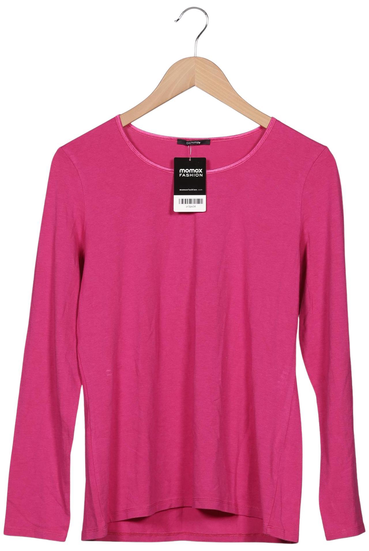 

Comma Damen Langarmshirt, pink, Gr. 38