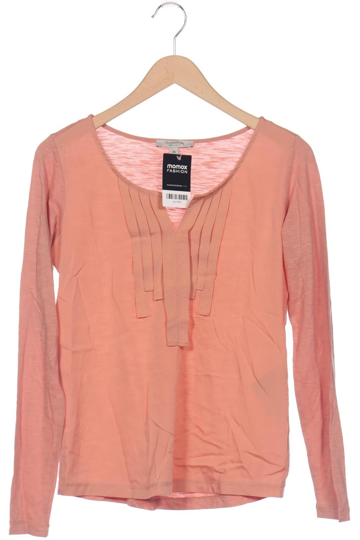 

Comma Damen Langarmshirt, pink, Gr. 34