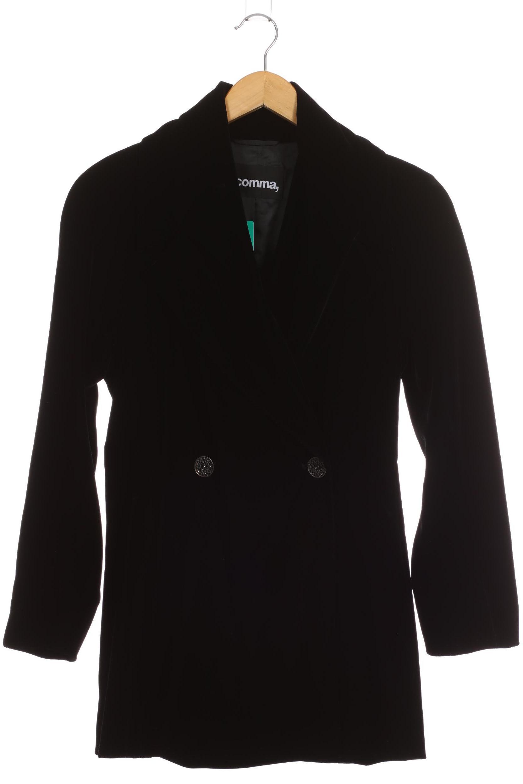 

Comma Damen Mantel, schwarz, Gr. 34
