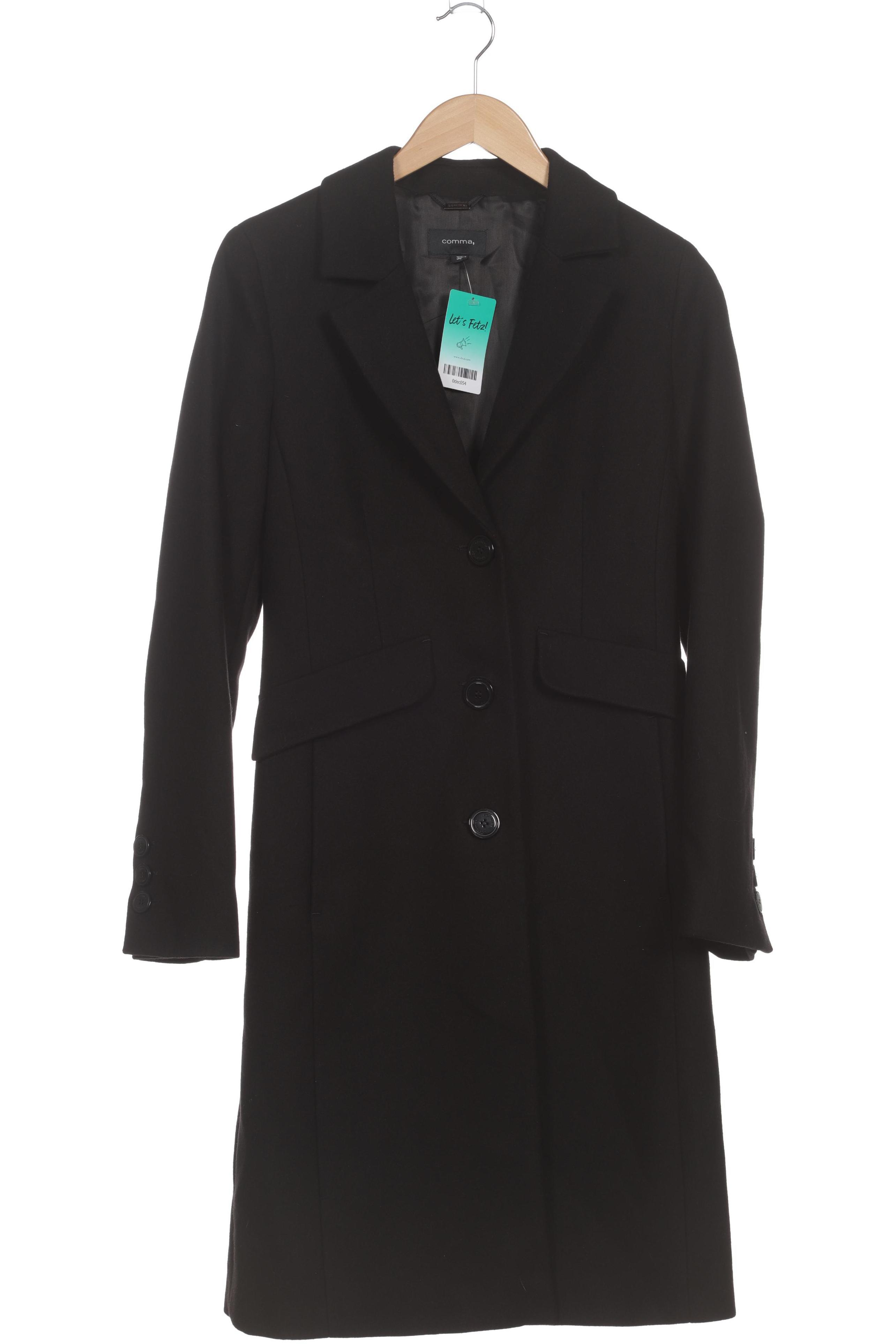 

Comma Damen Mantel, schwarz, Gr. 34