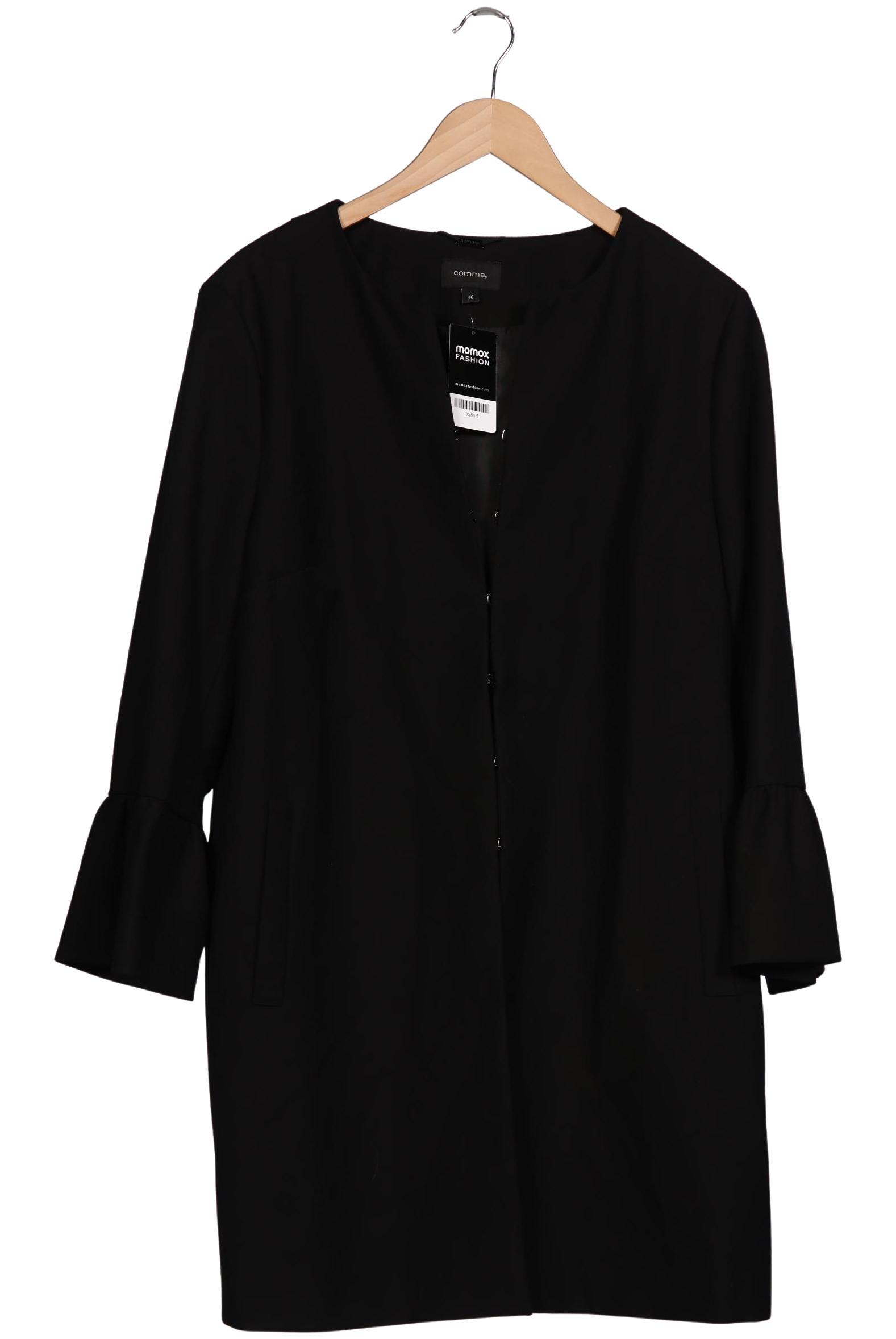 

Comma Damen Mantel, schwarz, Gr. 46