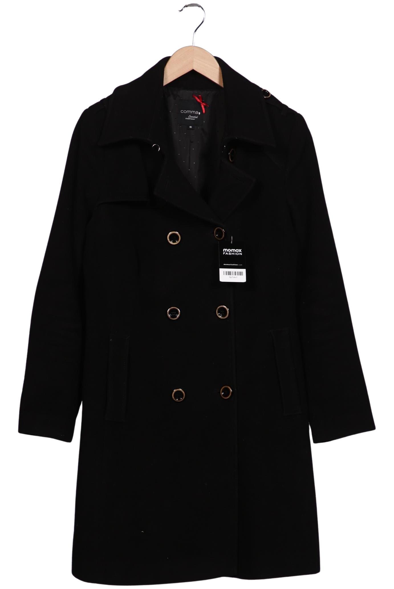 

Comma Damen Mantel, schwarz, Gr. 40