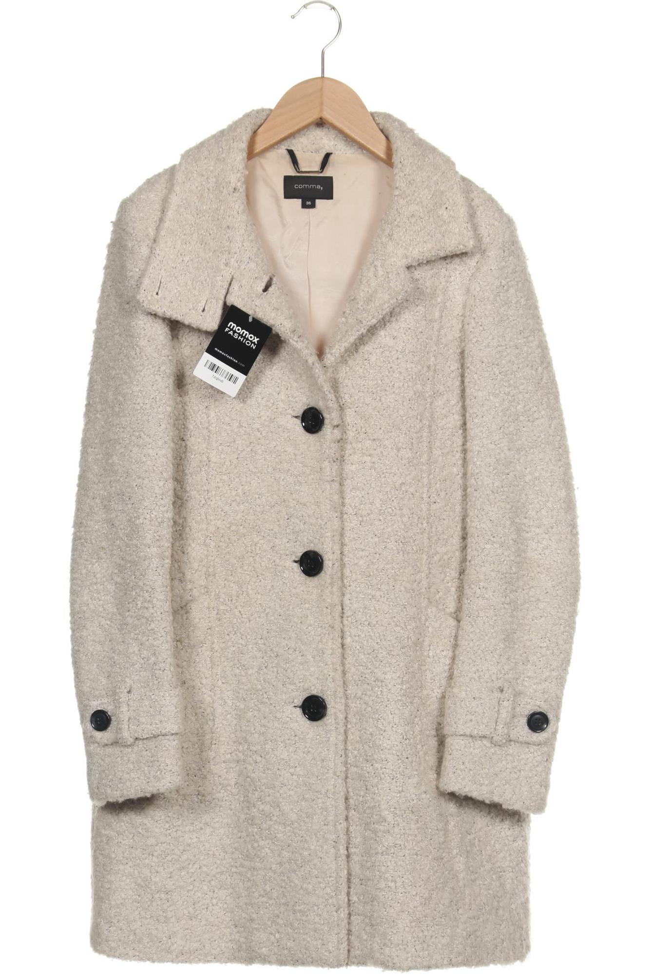 

Comma Damen Mantel, beige, Gr. 36