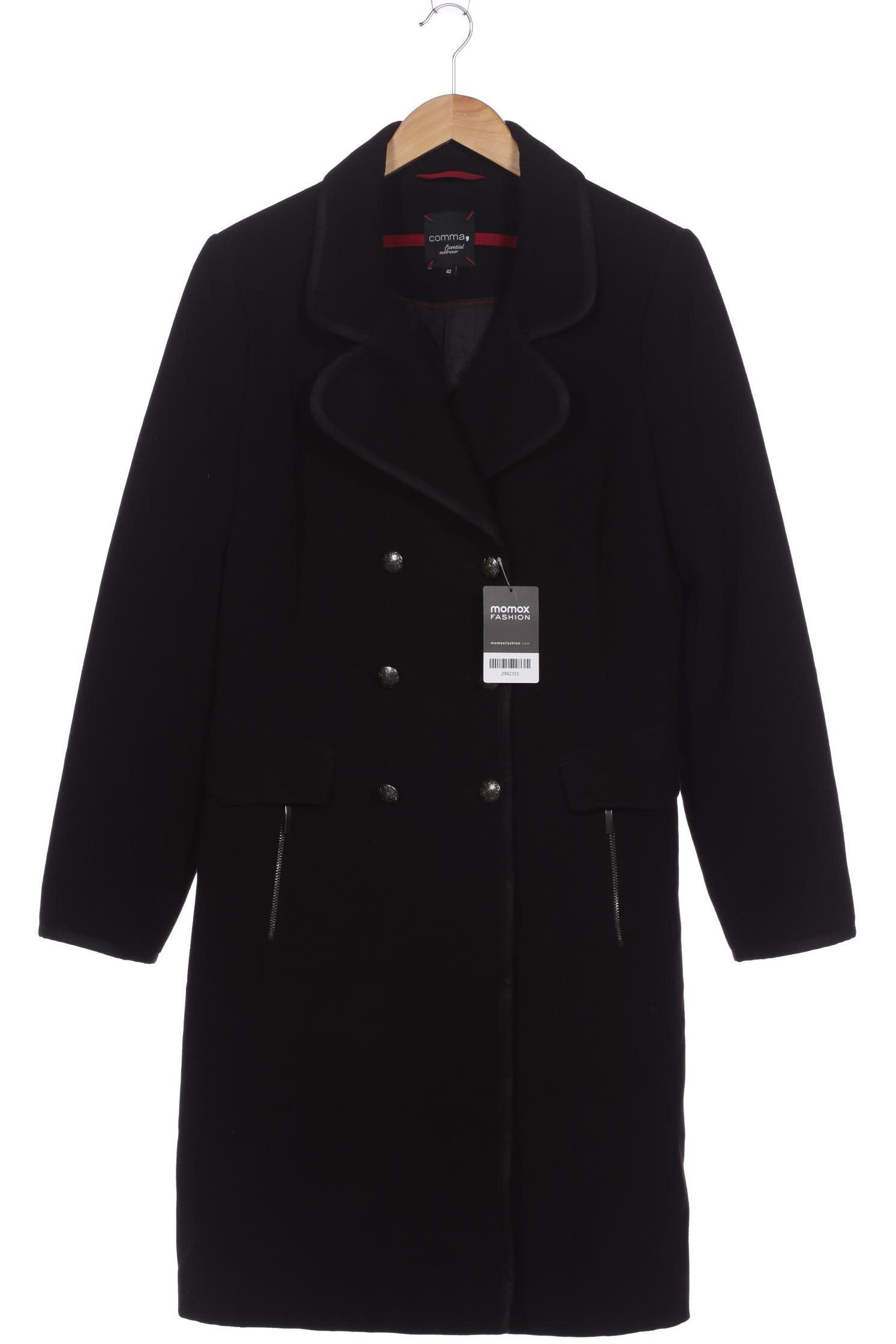 

Comma Damen Mantel, schwarz, Gr. 42