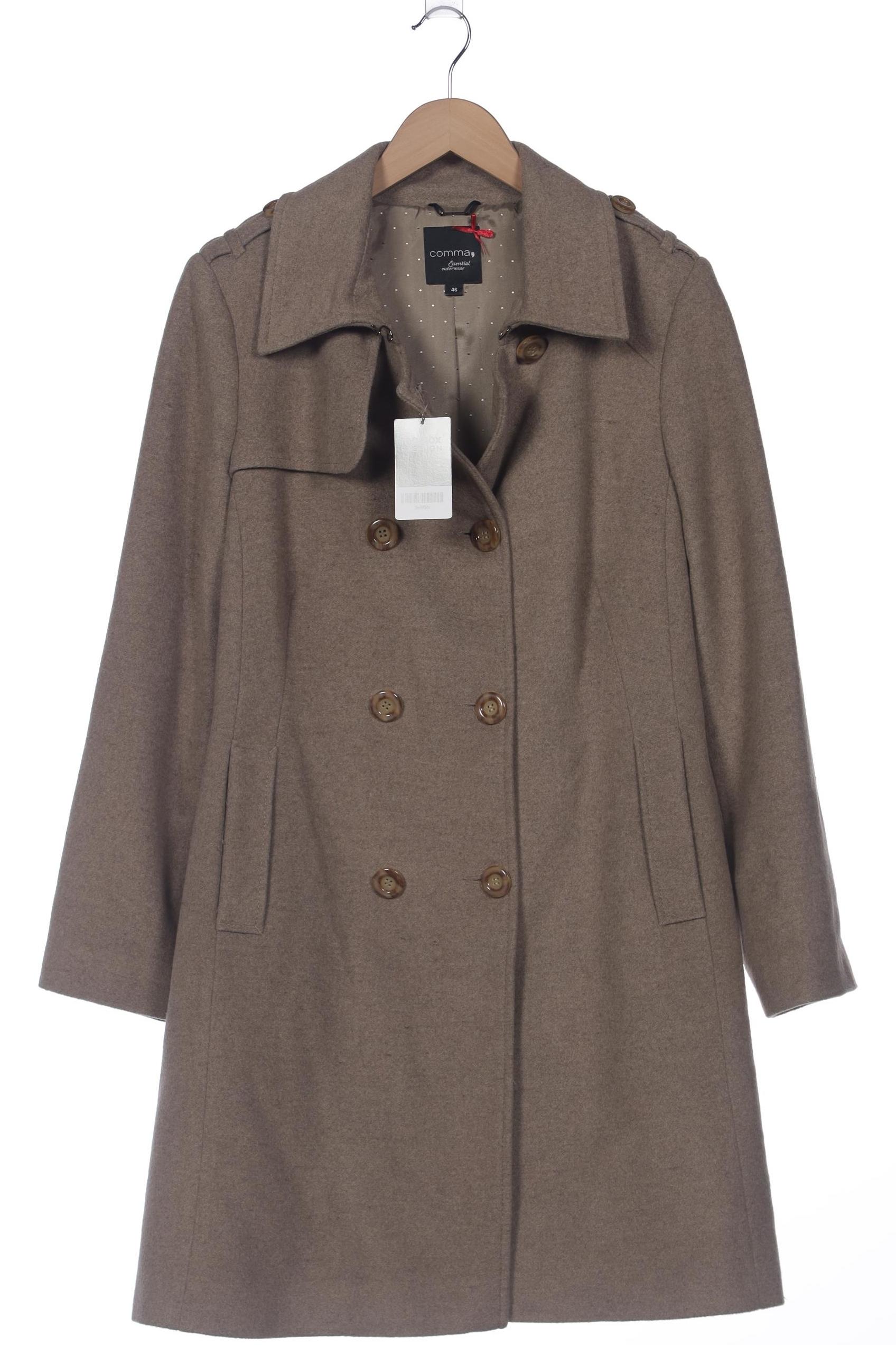 

Comma Damen Mantel, beige, Gr. 46