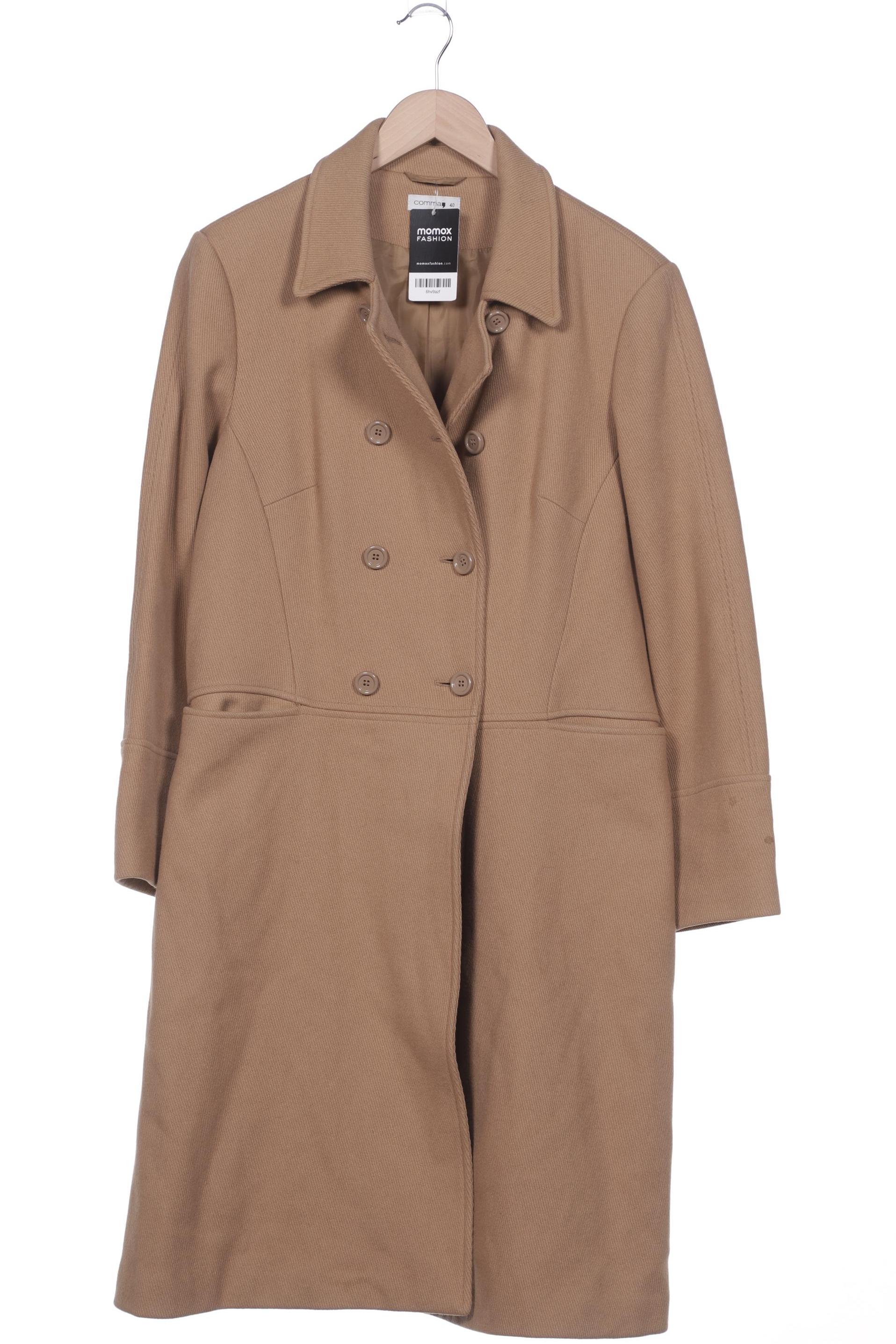 

Comma Damen Mantel, beige, Gr. 40