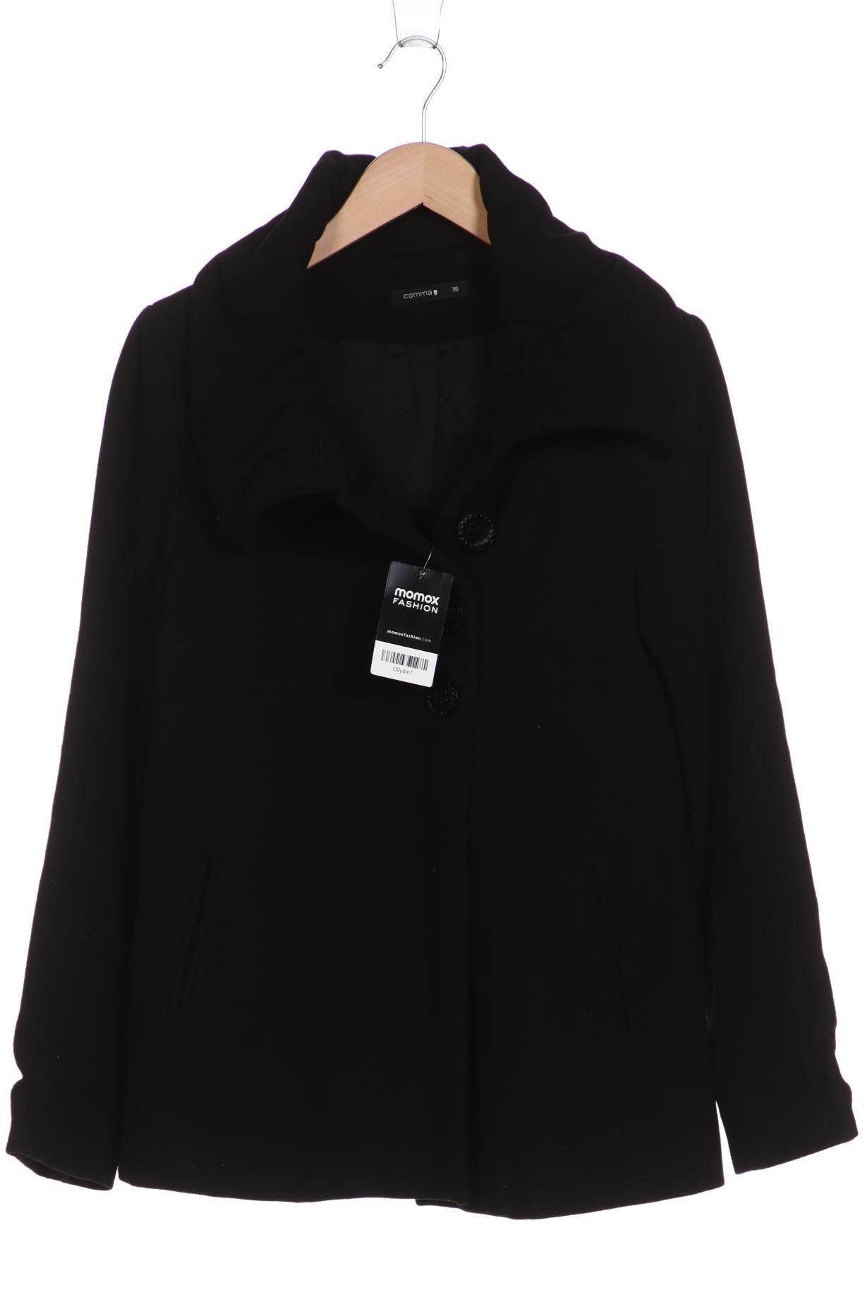 

Comma Damen Mantel, schwarz, Gr. 36
