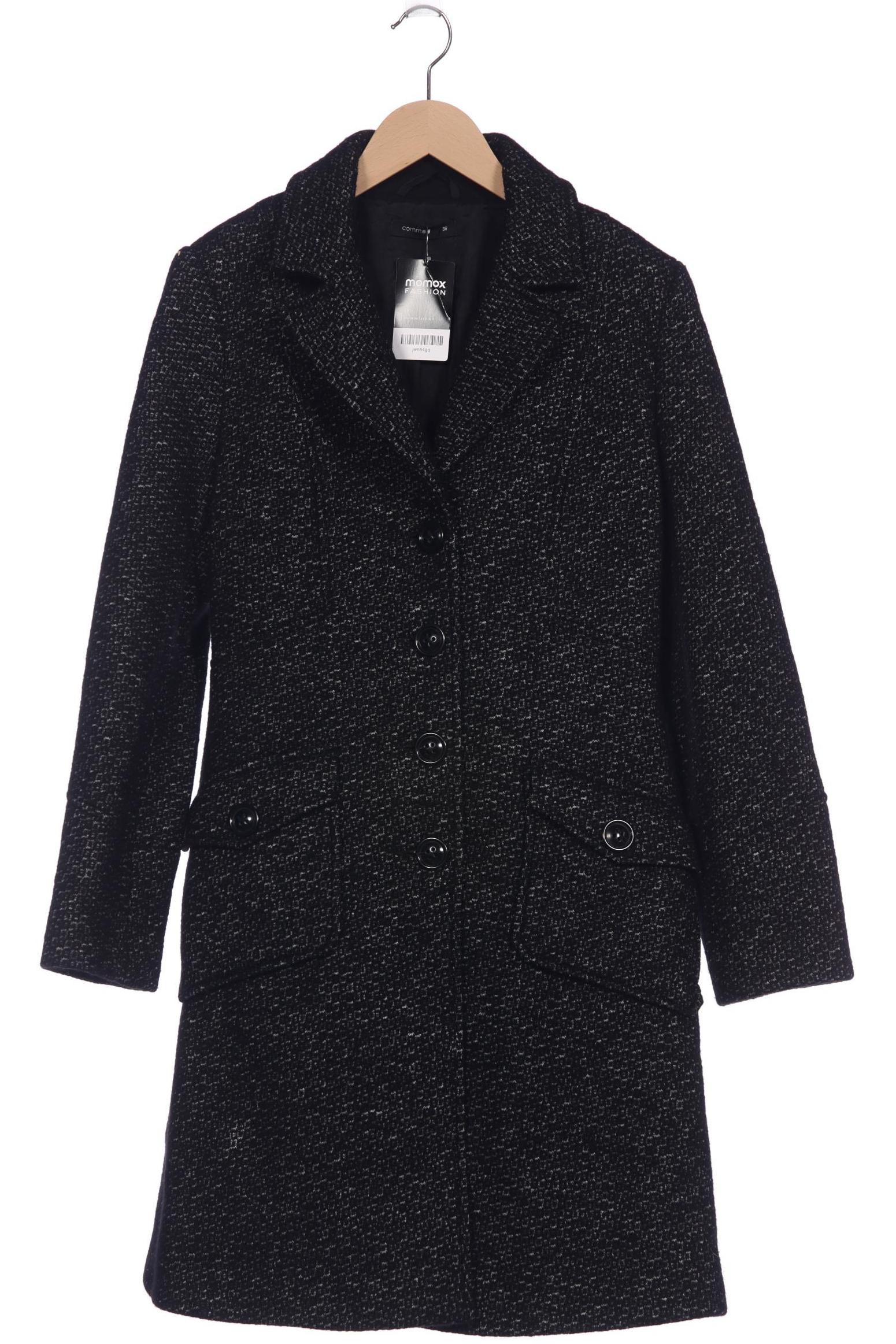 

Comma Damen Mantel, schwarz, Gr. 36