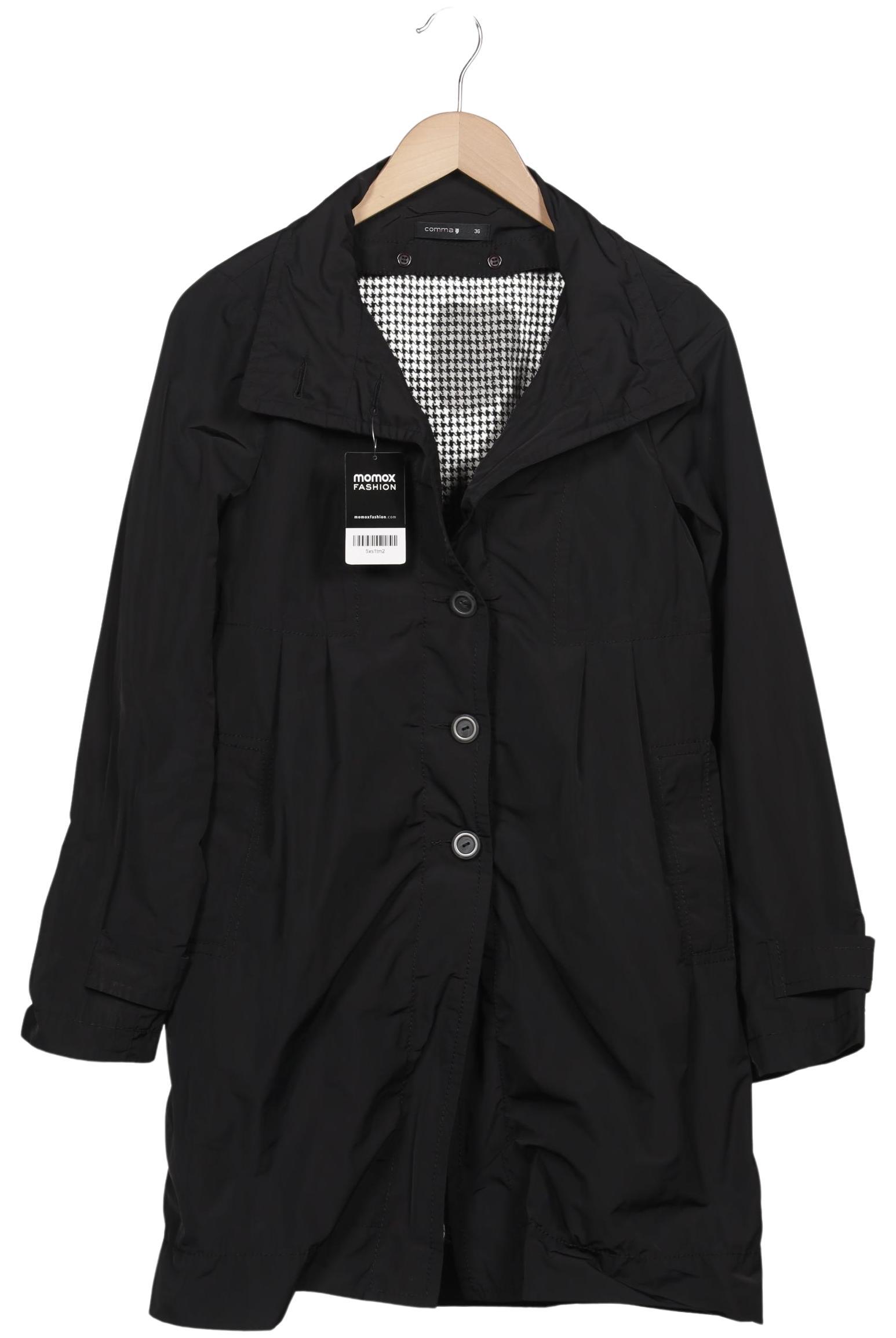 

Comma Damen Mantel, schwarz, Gr. 36