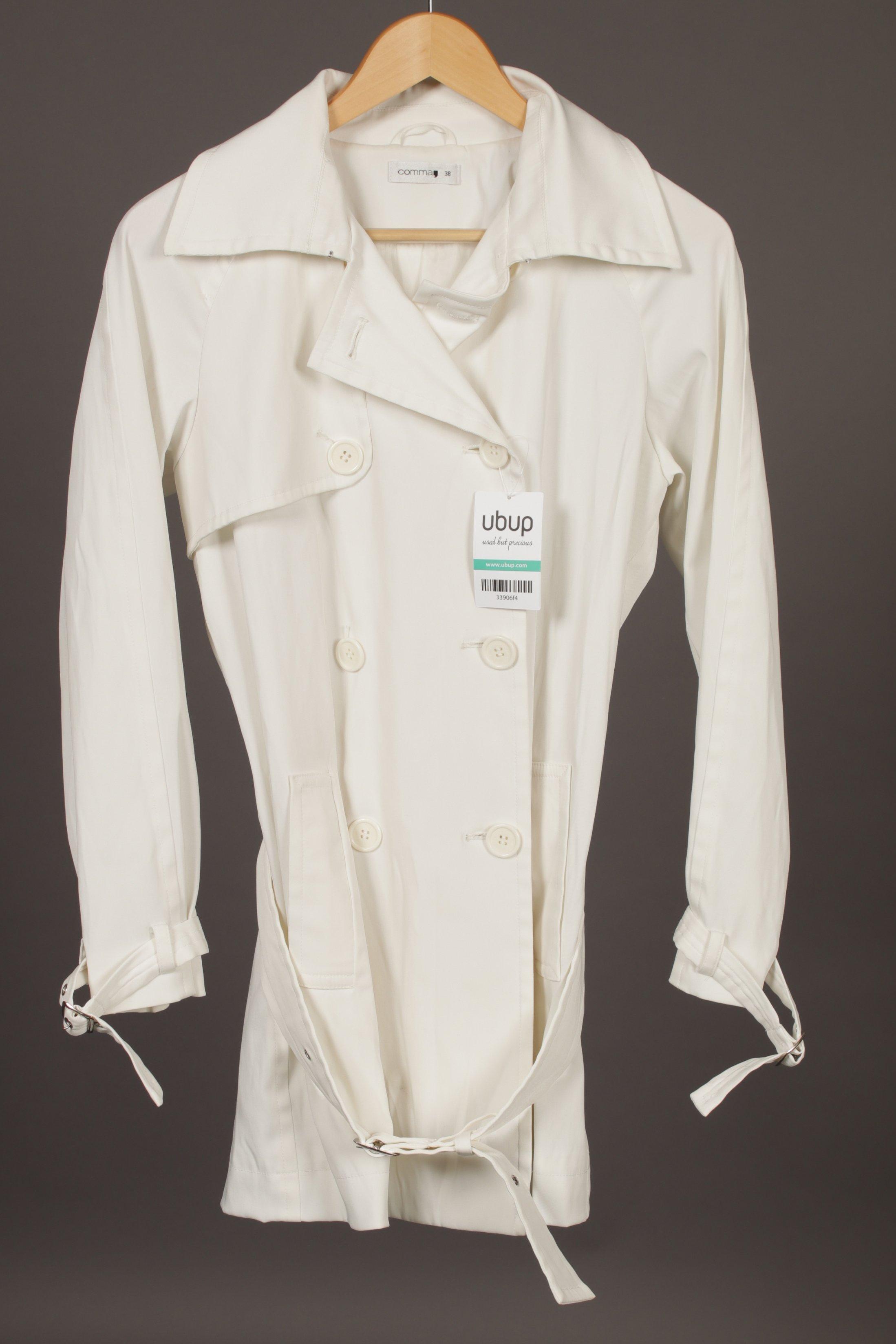 

Comma Damen Mantel, weiß, Gr. 38