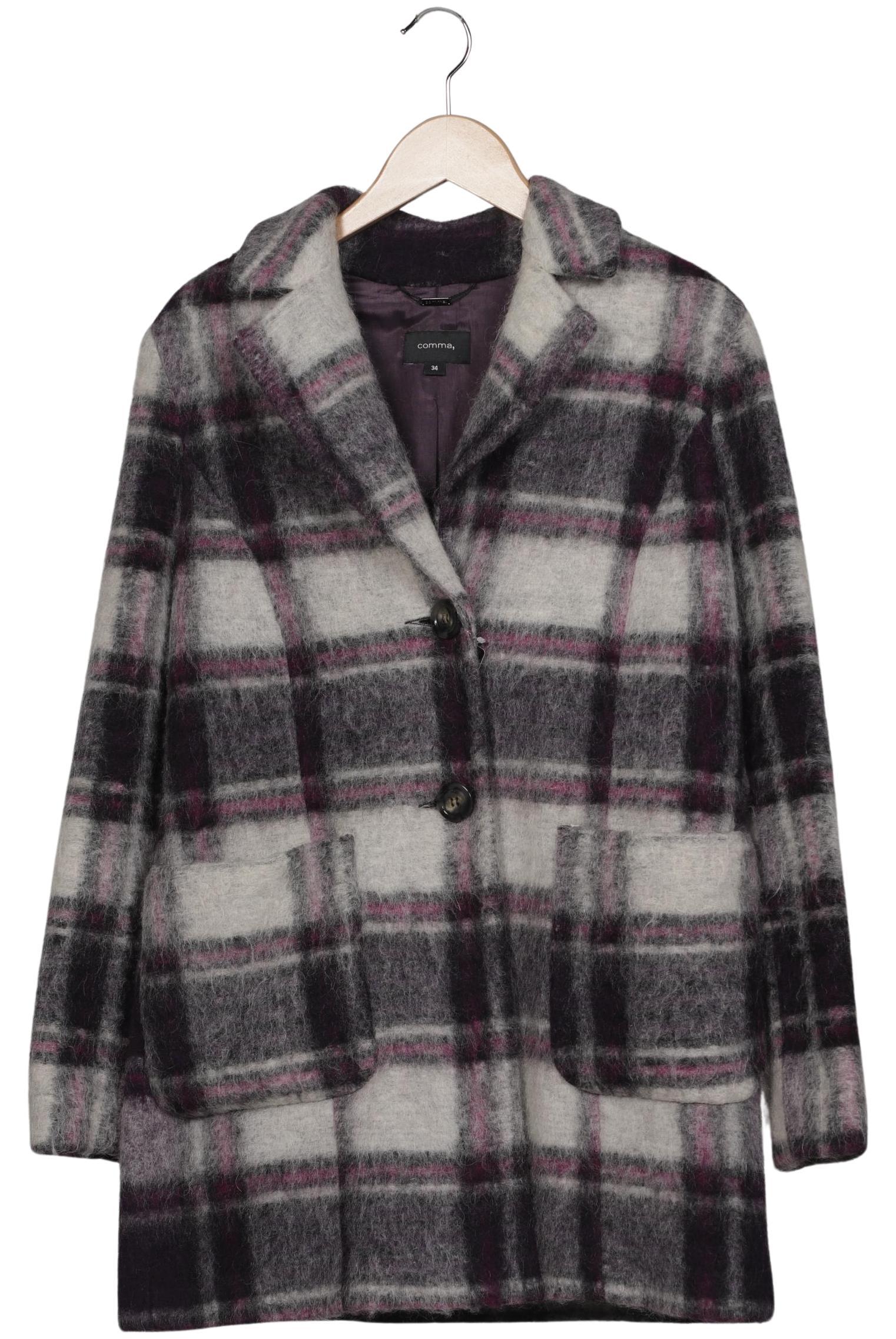

Comma Damen Mantel, mehrfarbig, Gr. 34