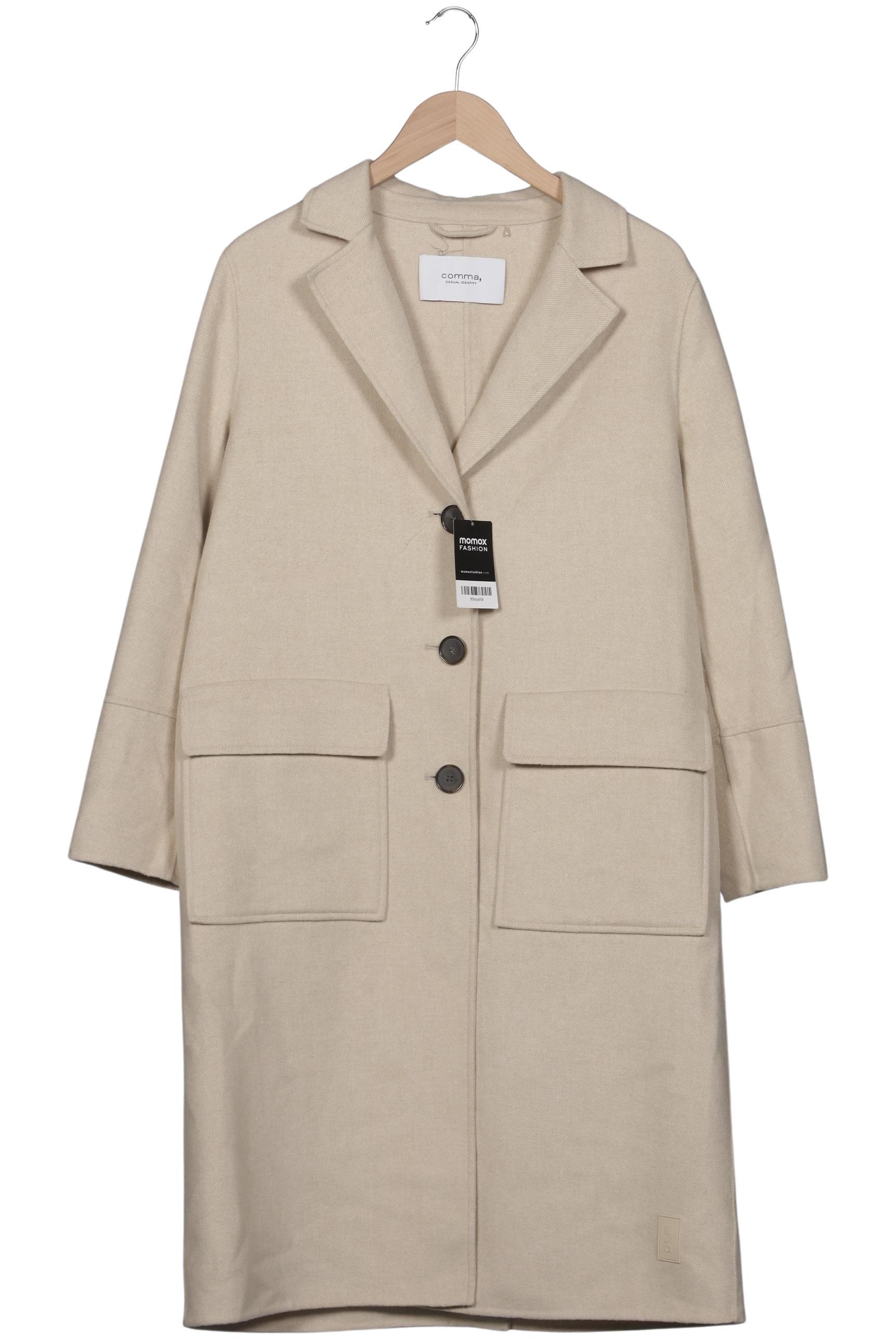 

Comma Damen Mantel, beige, Gr. 40