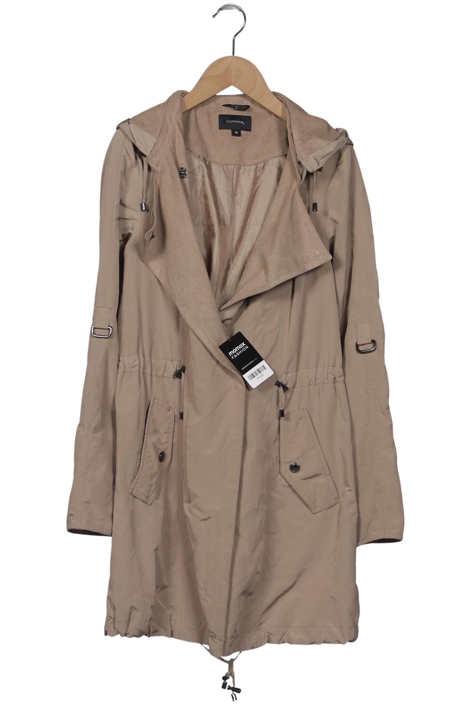 

Comma Damen Mantel, beige, Gr. 34