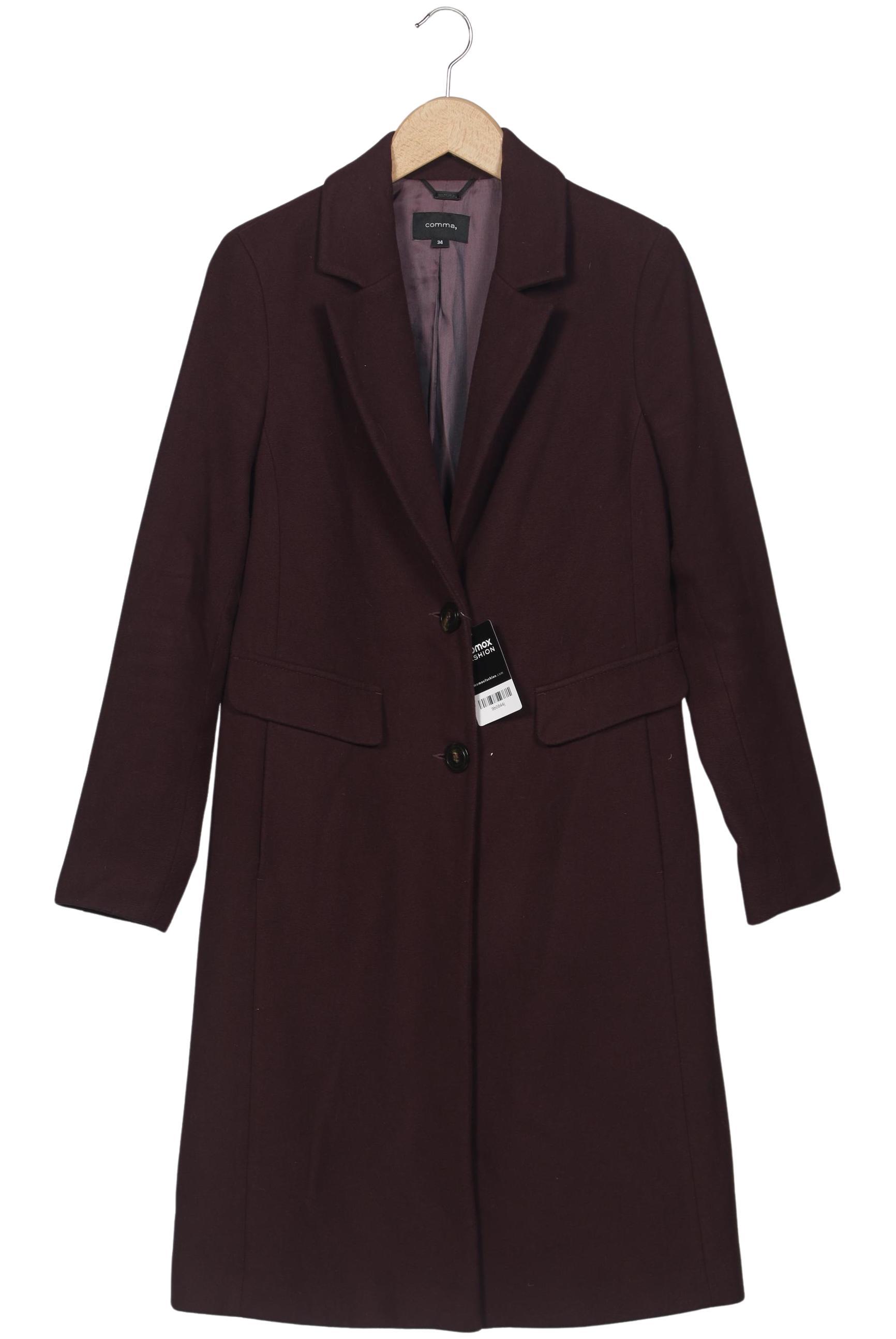 

Comma Damen Mantel, bordeaux, Gr. 34