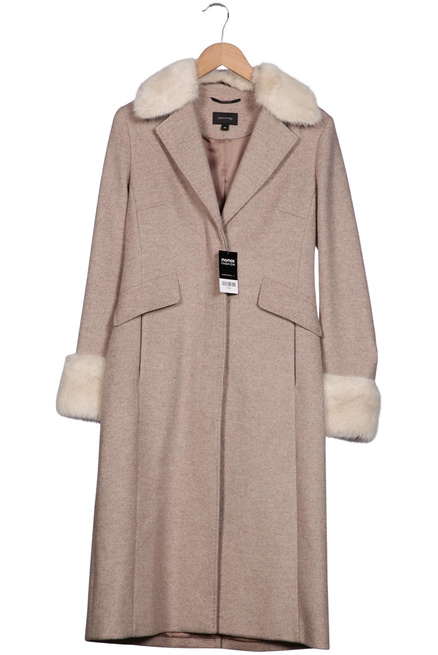 

Comma Damen Mantel, beige, Gr. 36