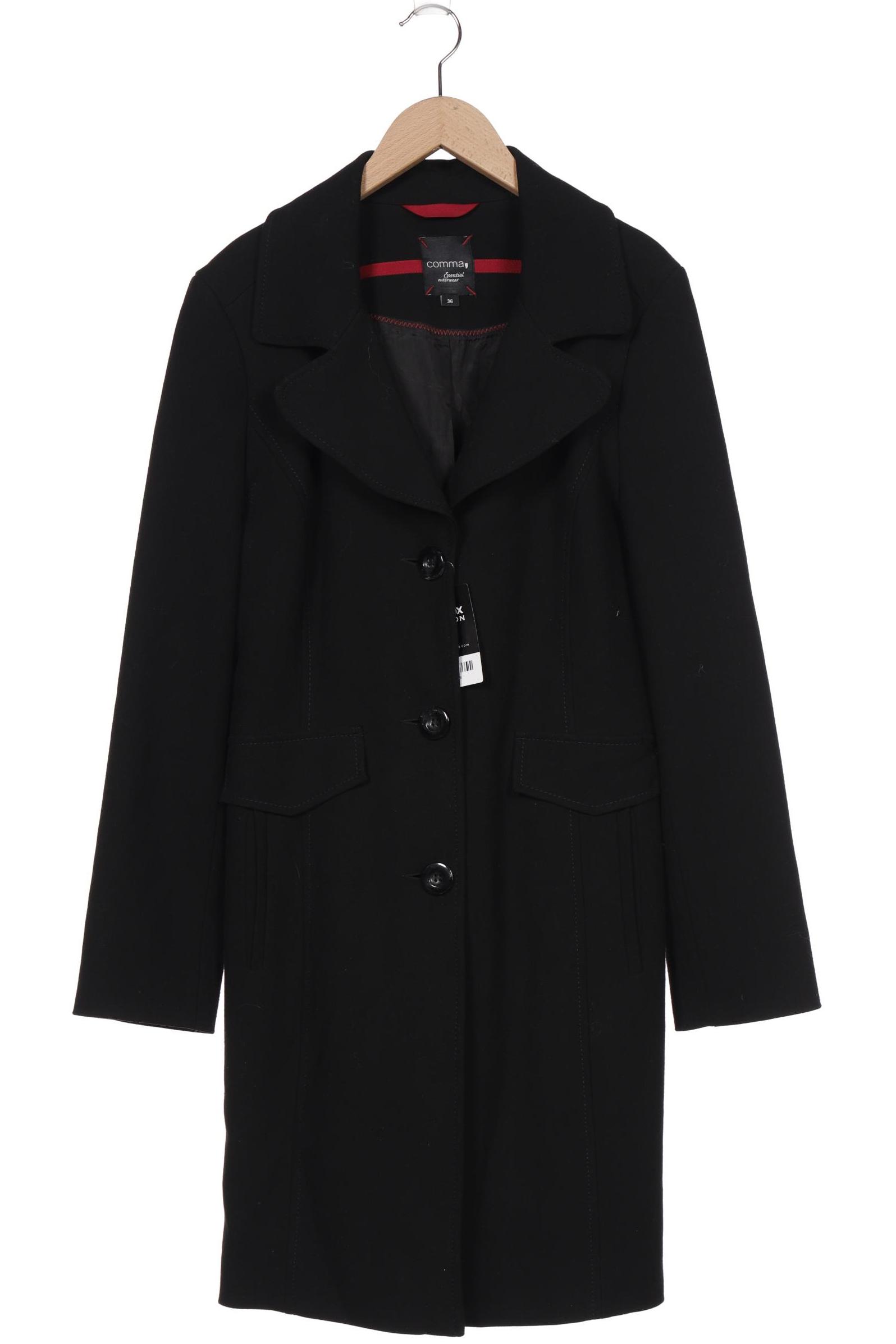 

Comma Damen Mantel, schwarz
