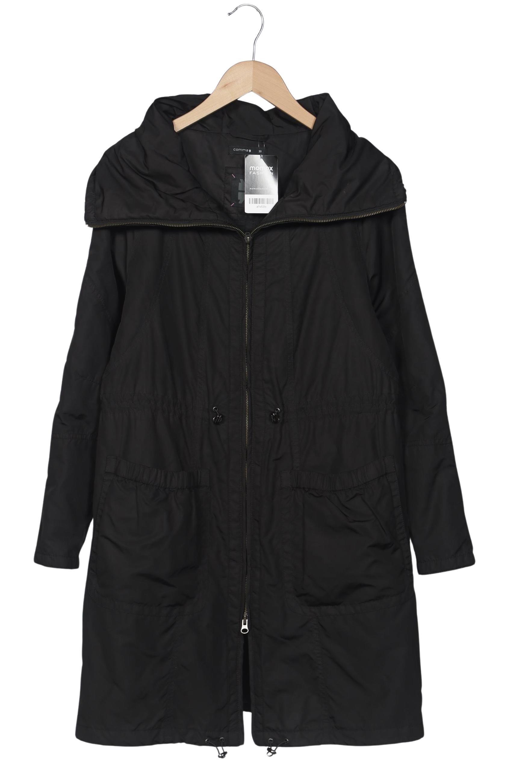 

Comma Damen Mantel, schwarz, Gr. 38