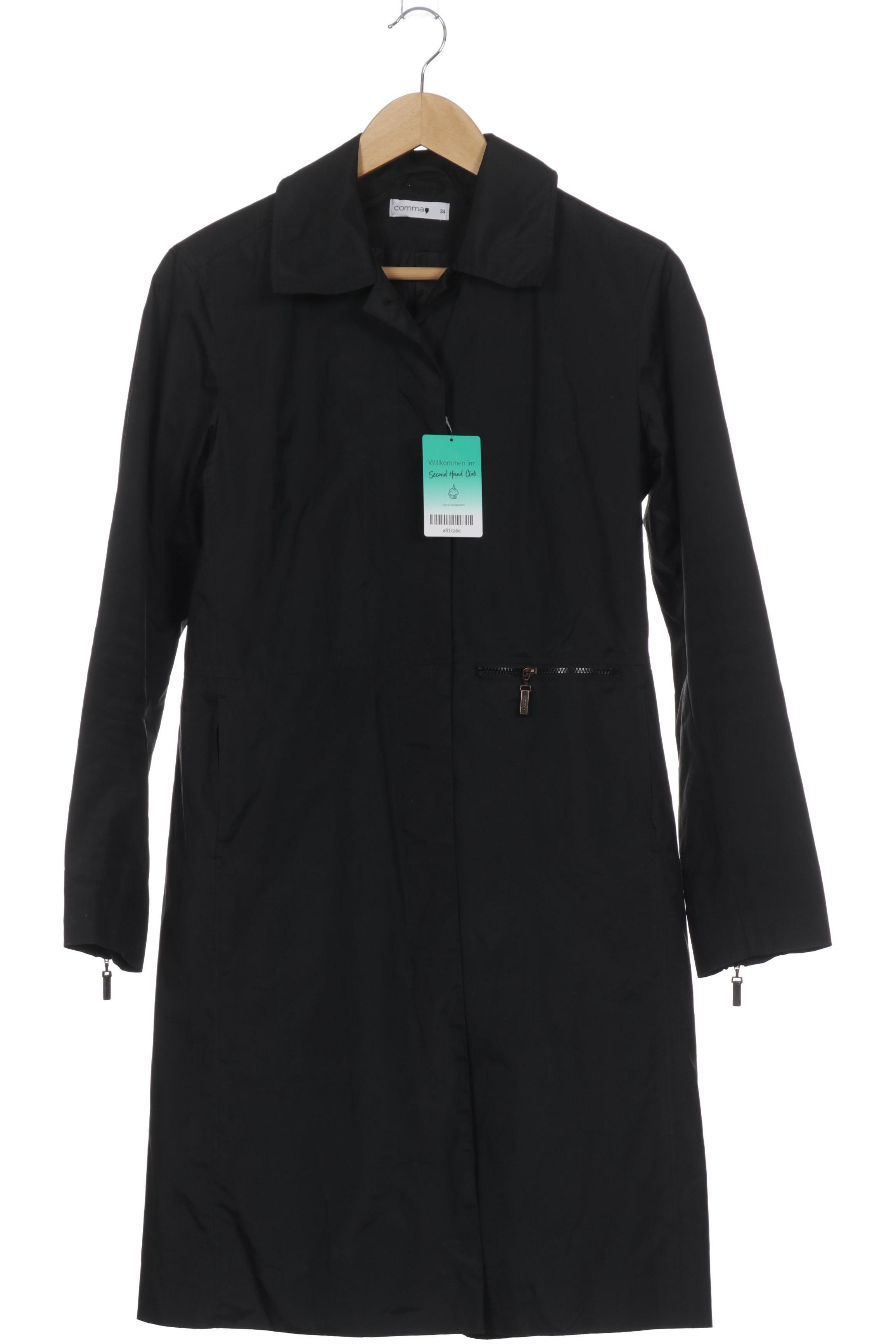 

Comma Damen Mantel, schwarz, Gr. 34