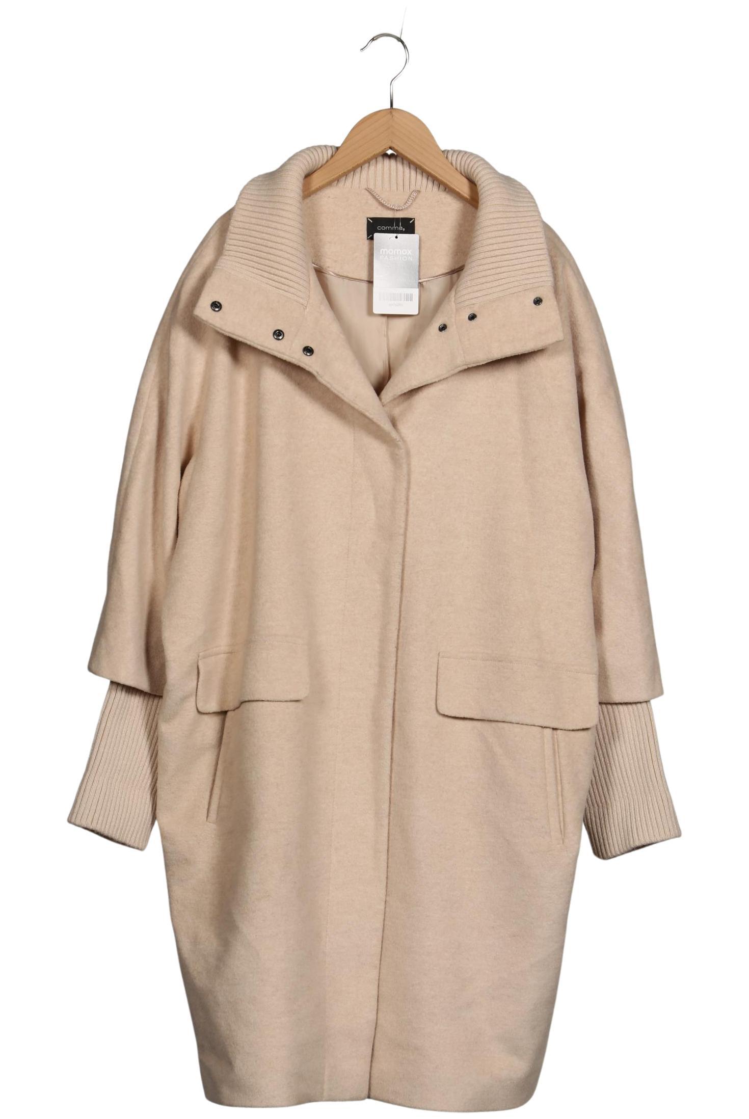 

Comma Damen Mantel, beige, Gr. 44