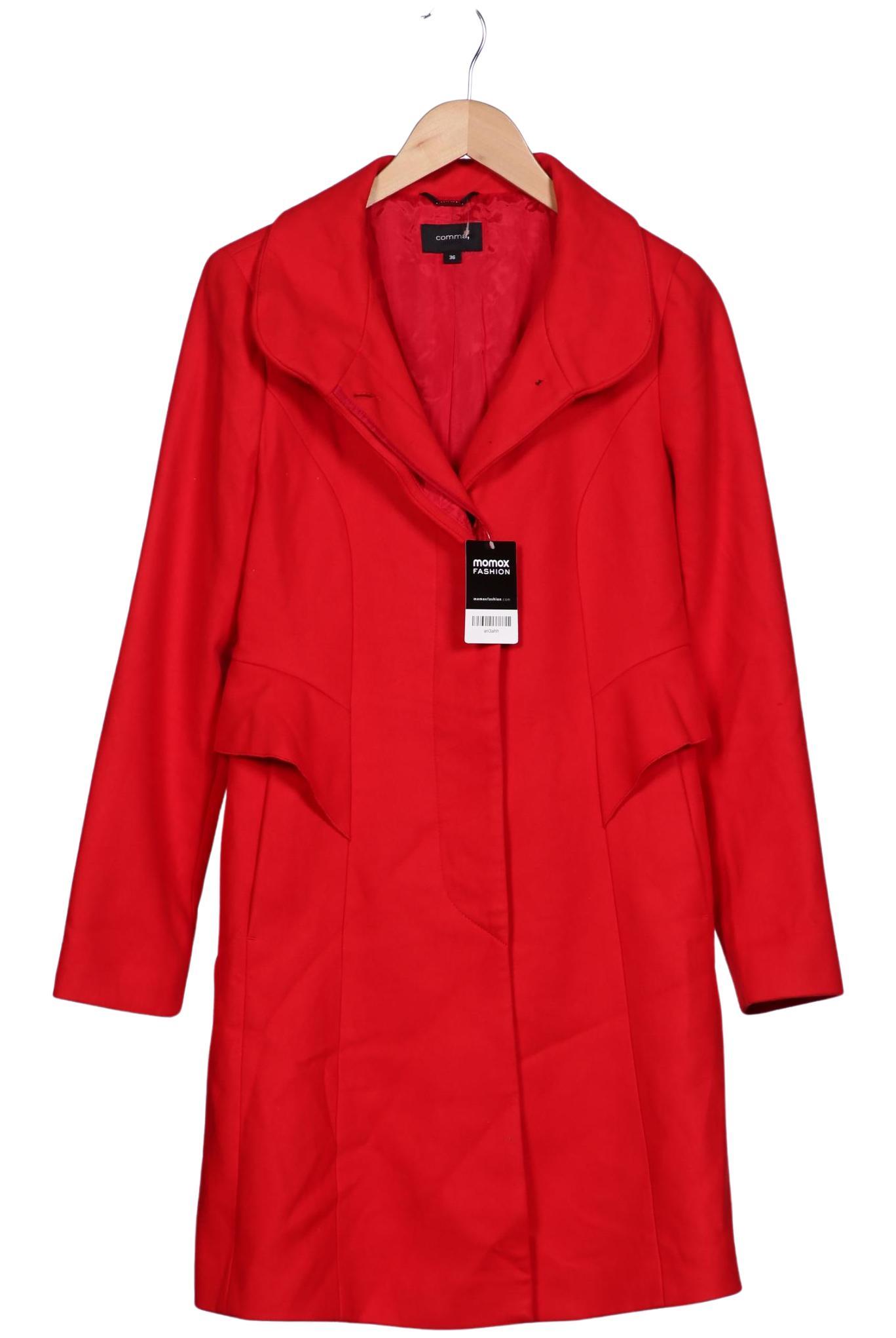 

Comma Damen Mantel, rot, Gr. 36