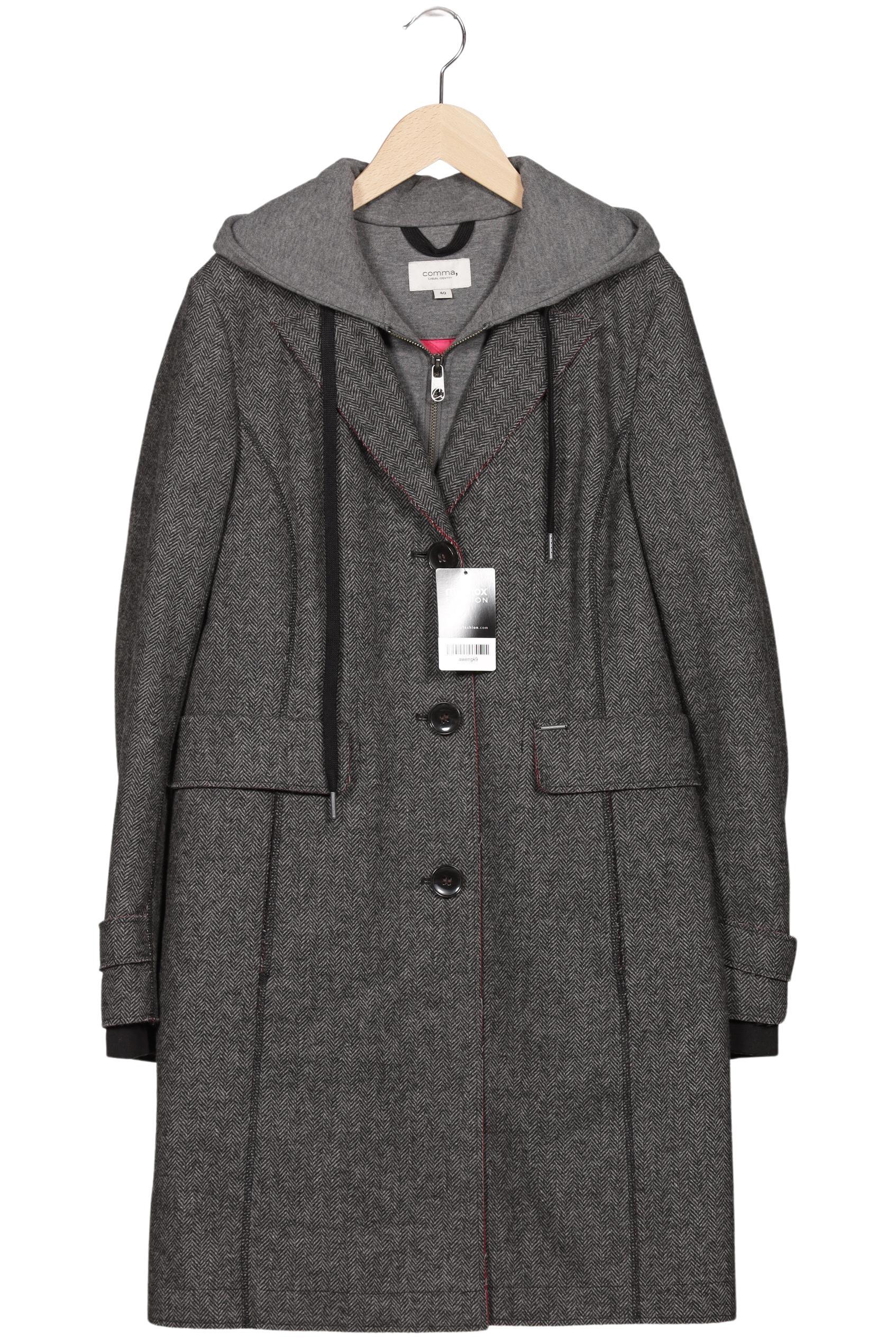 

Comma Damen Mantel, grau, Gr. 40