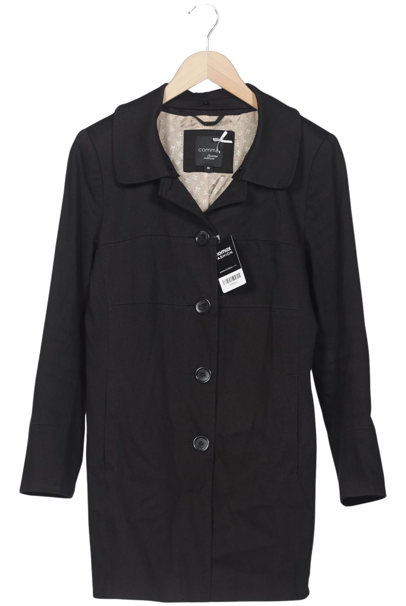 

Comma Damen Mantel, schwarz, Gr. 40