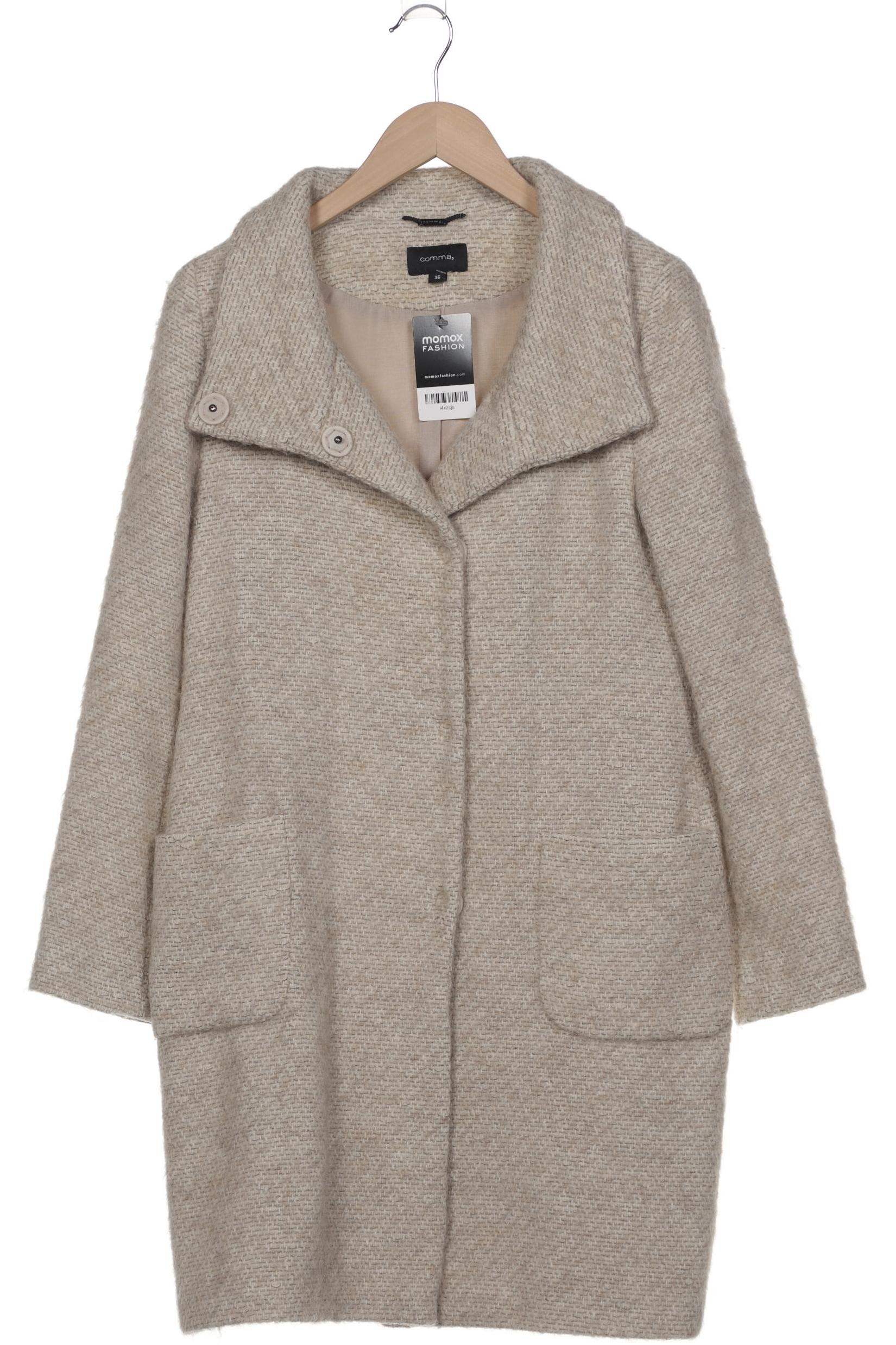 

Comma Damen Mantel, beige, Gr. 36