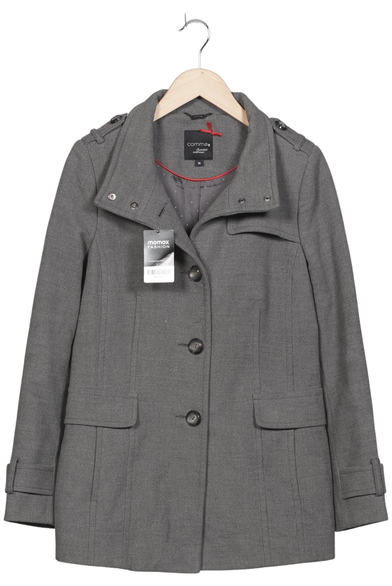 

Comma Damen Mantel, grau, Gr. 38