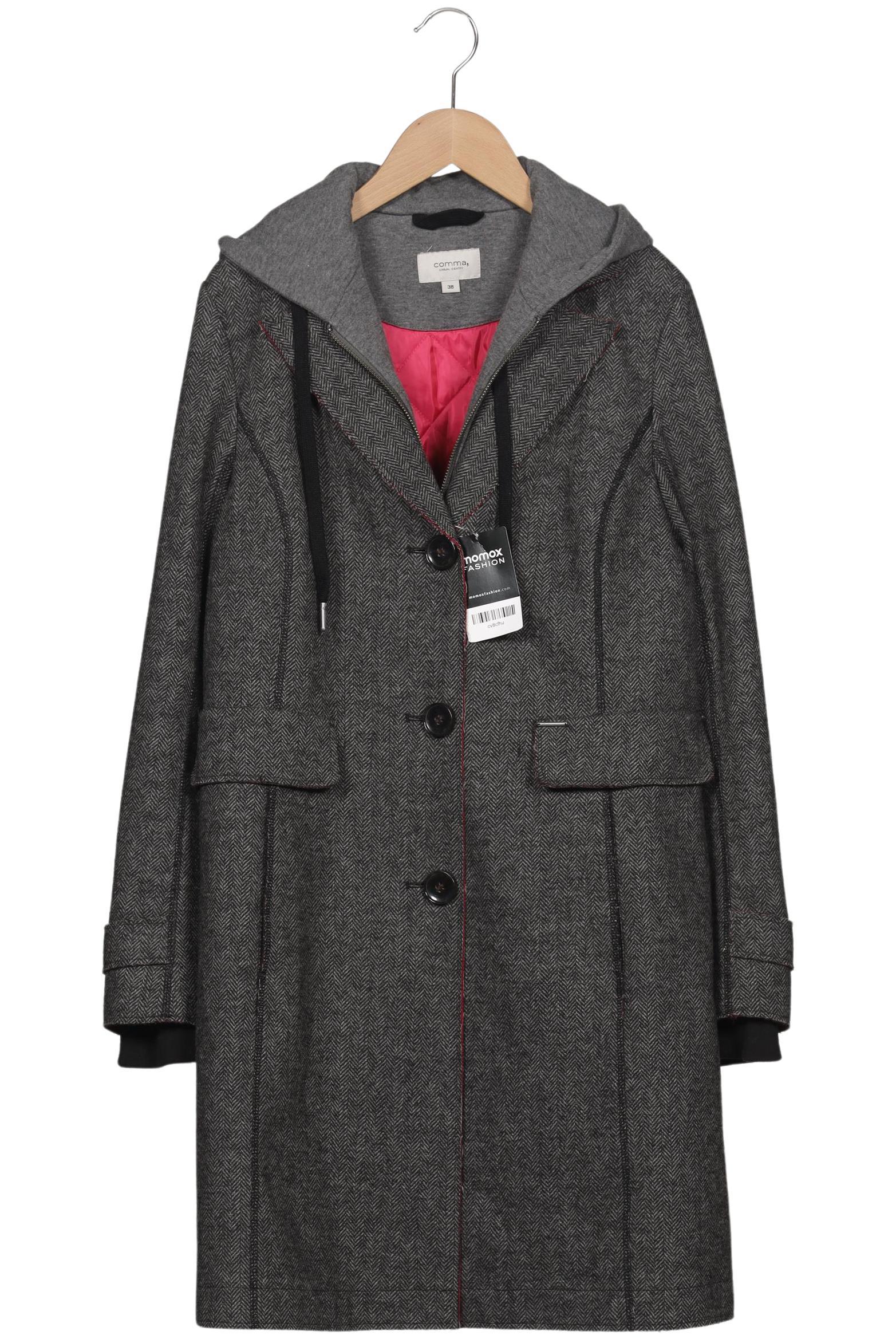

Comma Damen Mantel, grau, Gr. 38