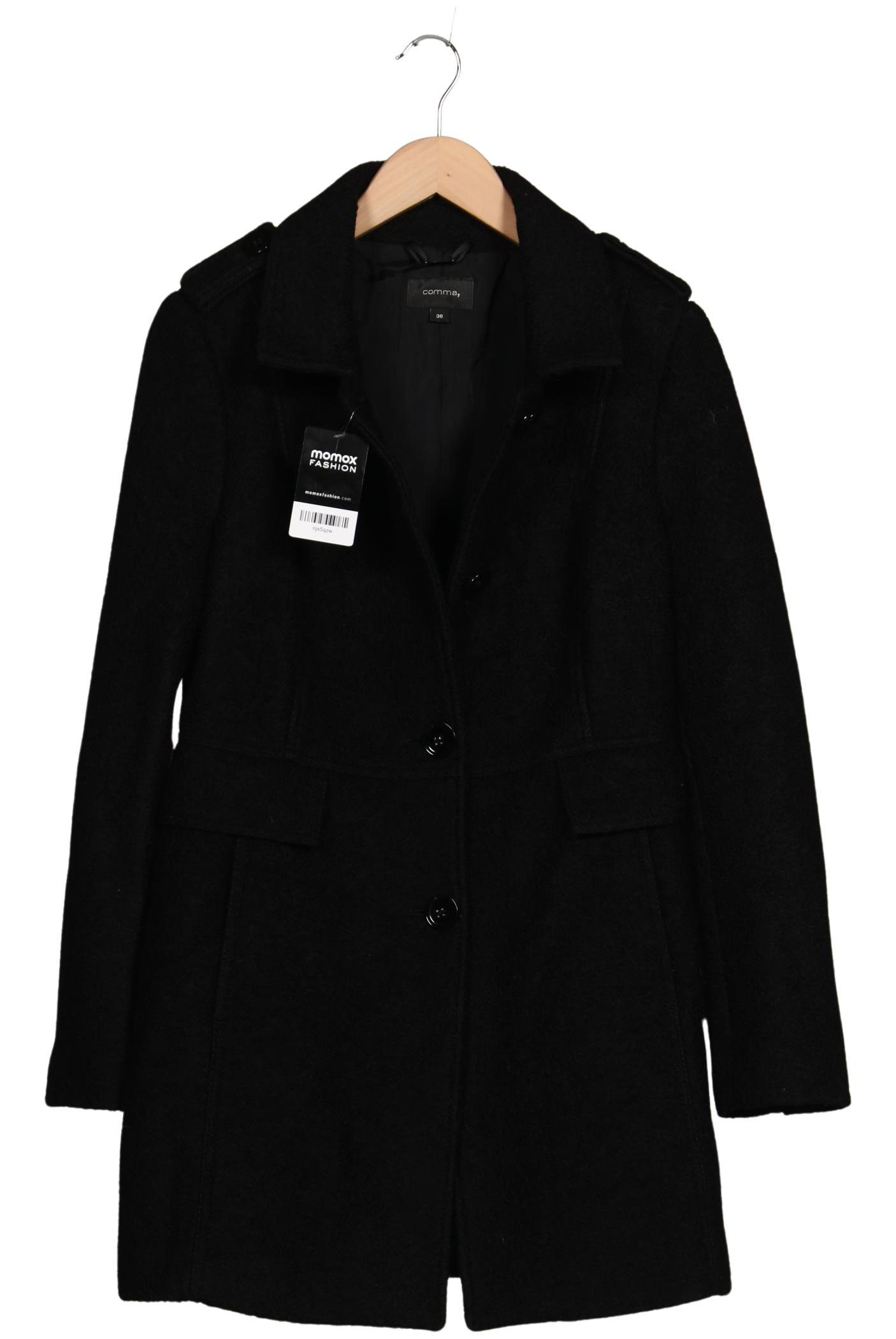

Comma Damen Mantel, schwarz, Gr. 36