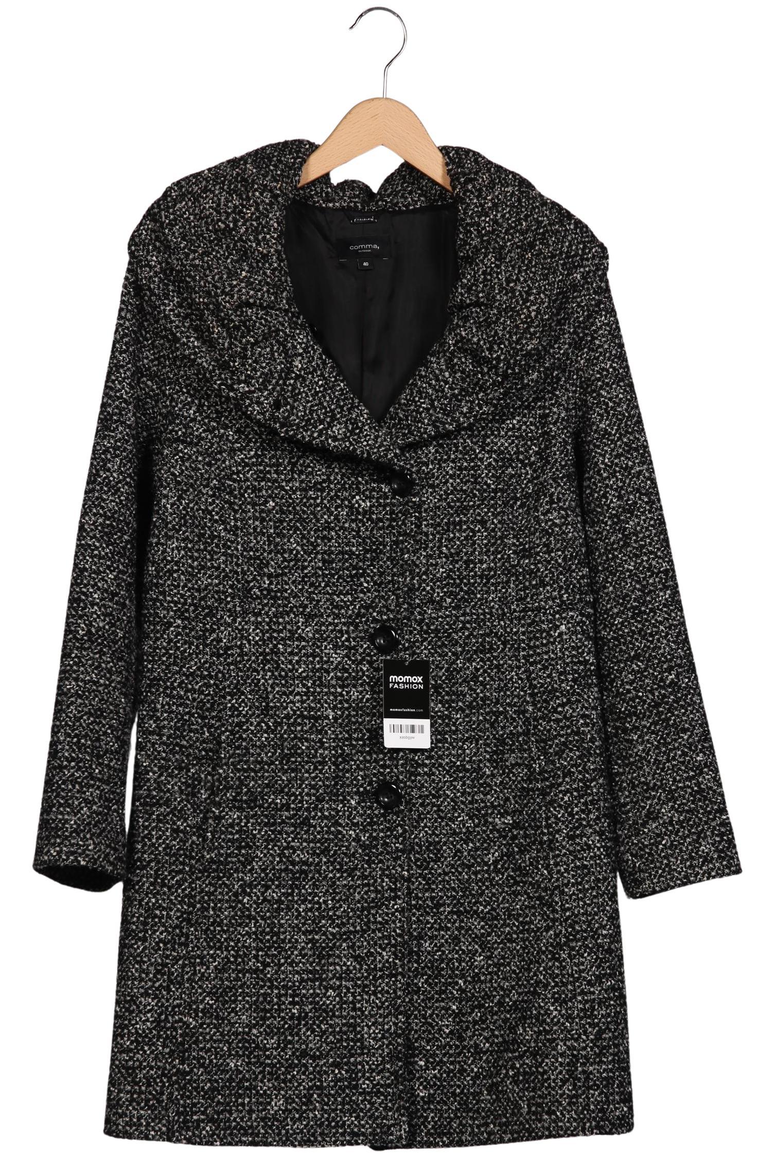 

Comma Damen Mantel, schwarz, Gr. 40
