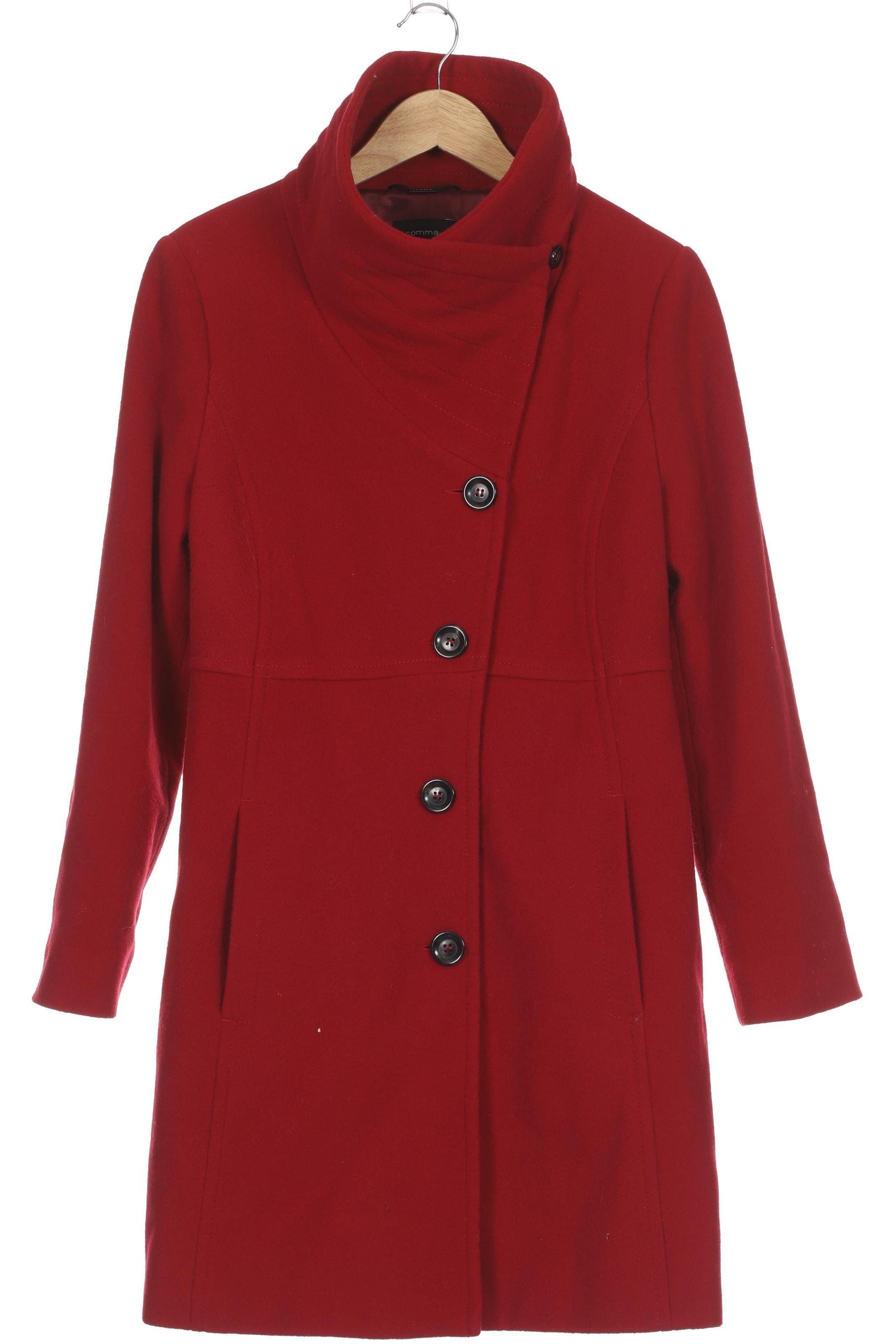 

Comma Damen Mantel, rot, Gr. 38