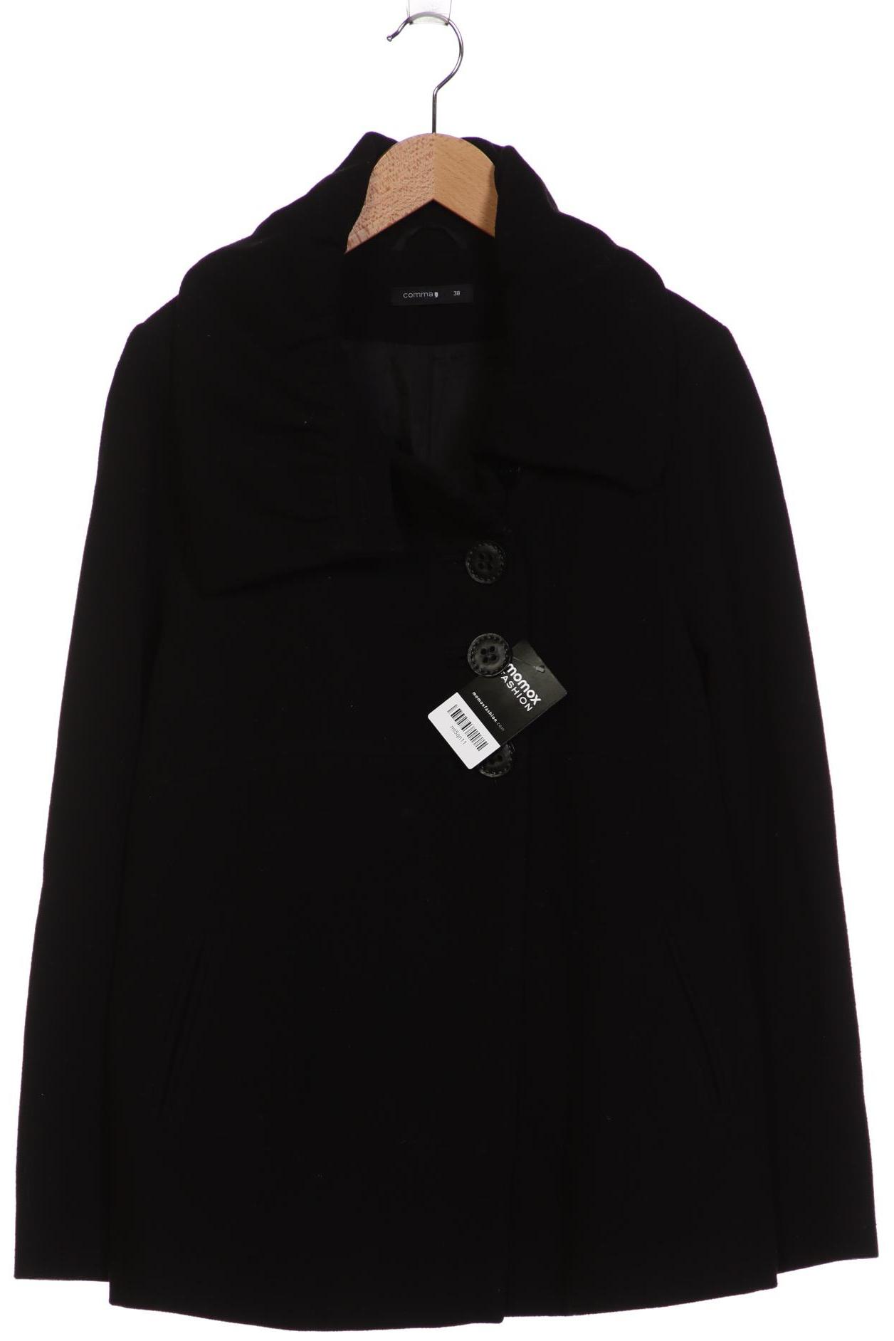 

Comma Damen Mantel, schwarz, Gr. 38