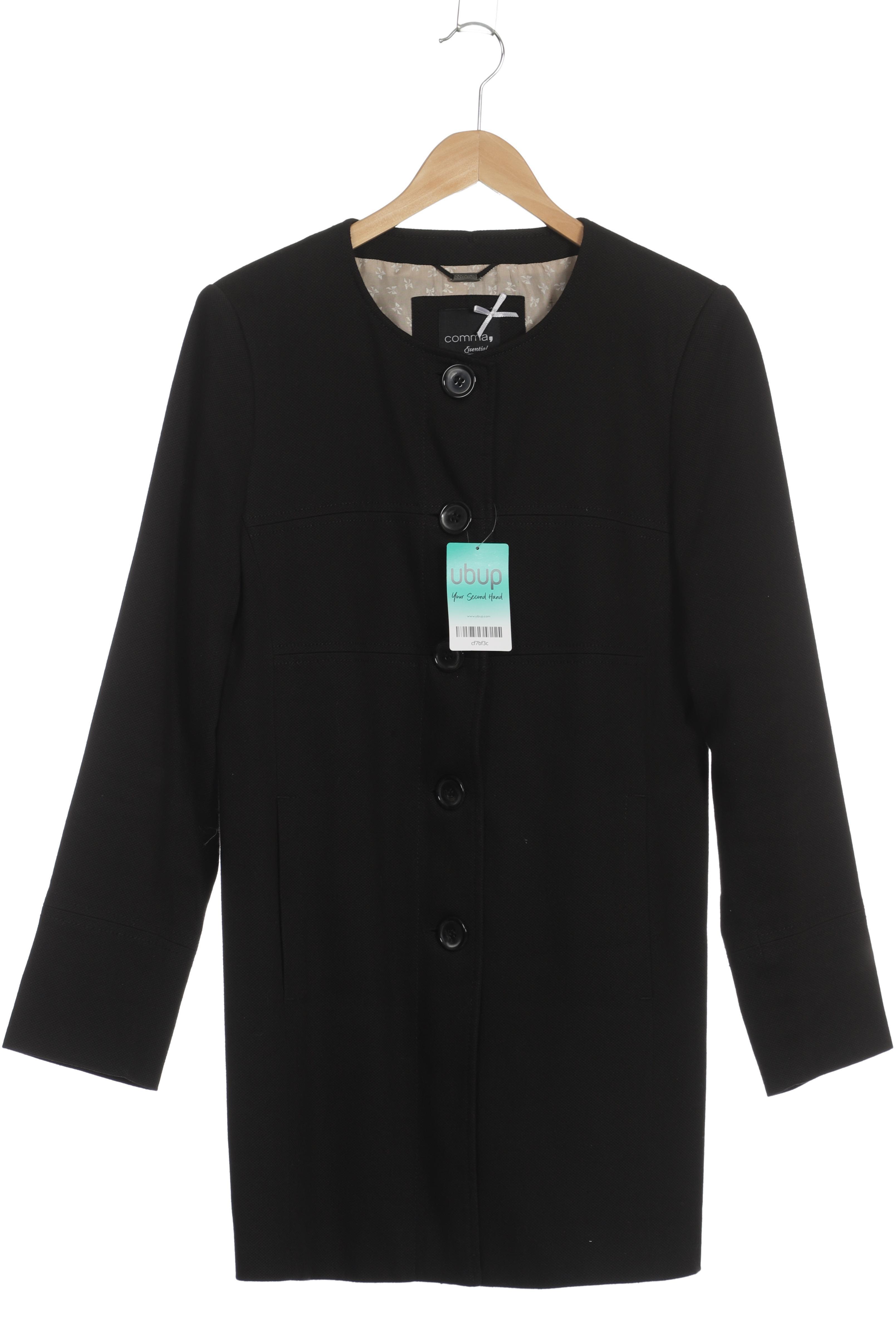 

Comma Damen Mantel, schwarz, Gr. 36