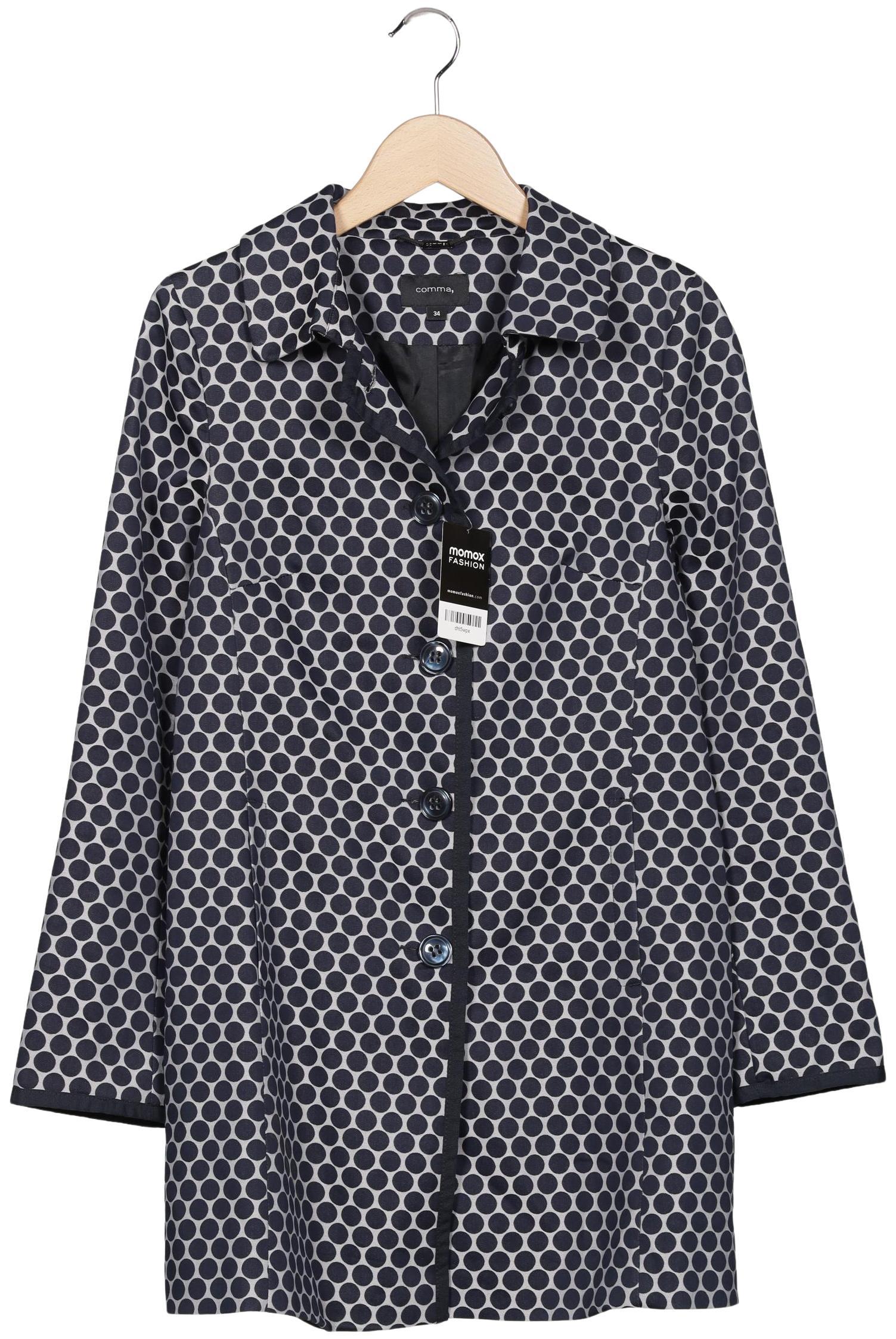 

Comma Damen Mantel, marineblau, Gr. 34